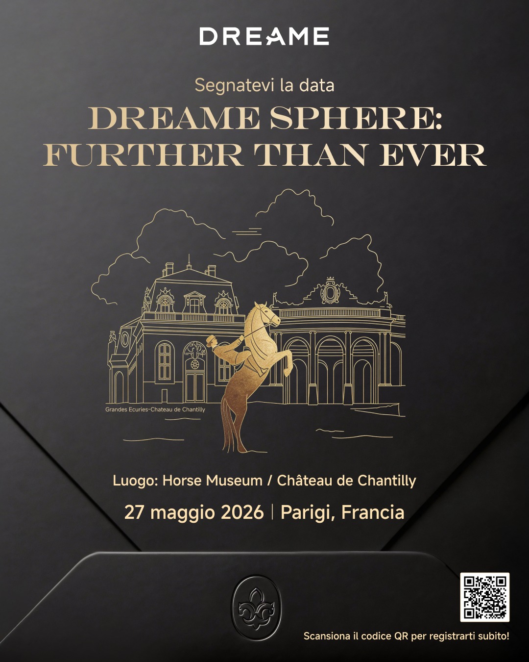 Dreame Tech Italy Facebook ad: Save the Date | DREAME SPHERE: Further than Ever