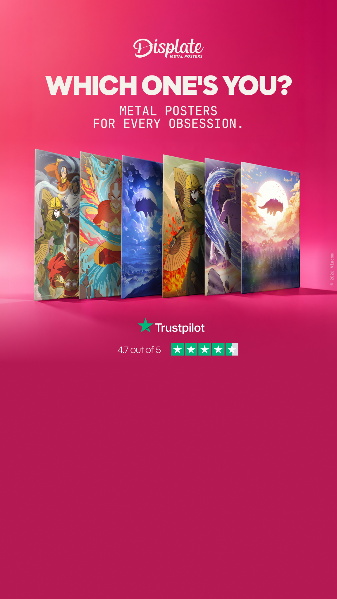 Displate Facebook ad