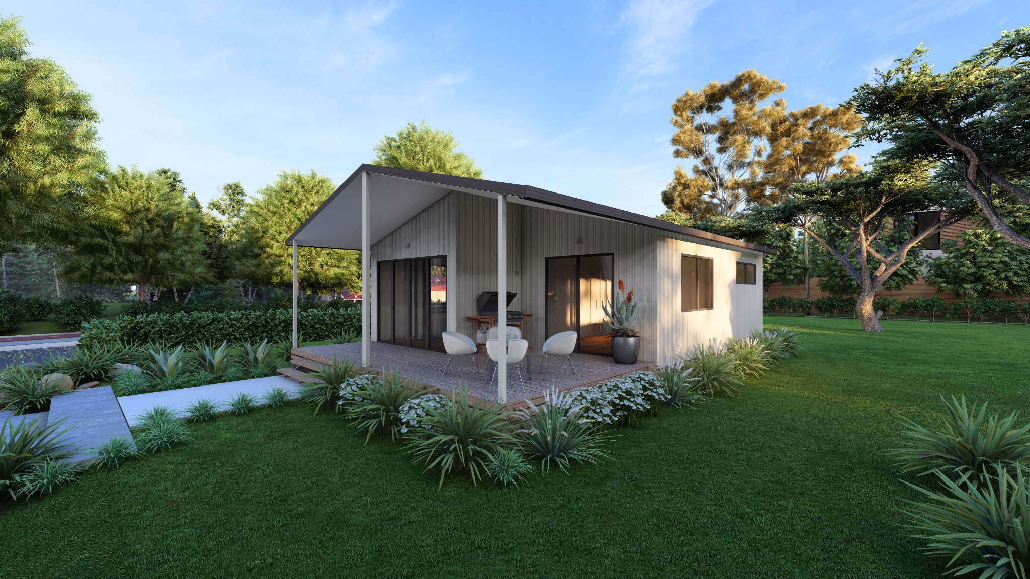 We Build-Um Facebook ad: Discover the Future of Living: Our Transportable Homes!