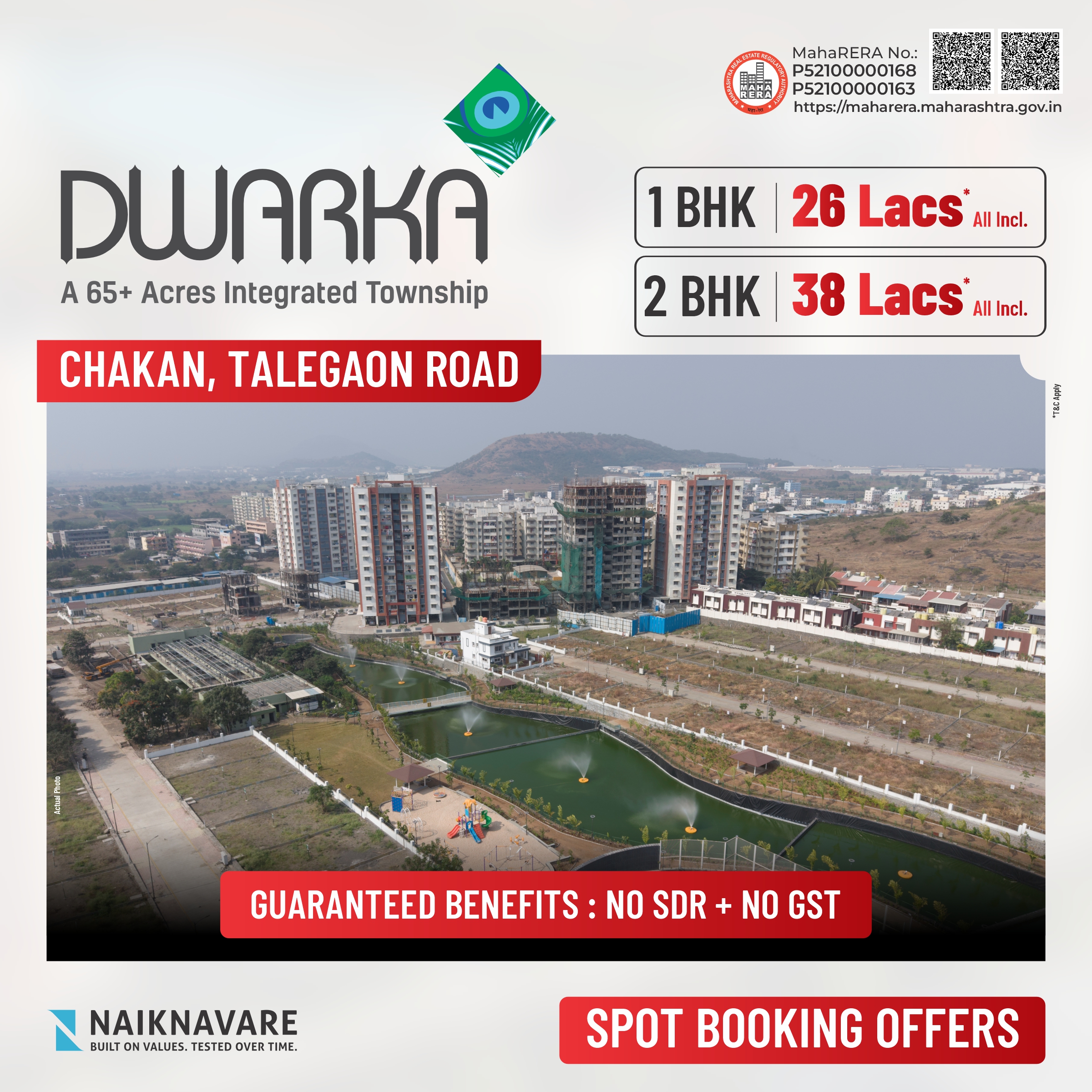 Talegaon Dabhade City Facebook ad: Dwarka - Township at Chakan Mahalunge Road, Nr. Dmart…