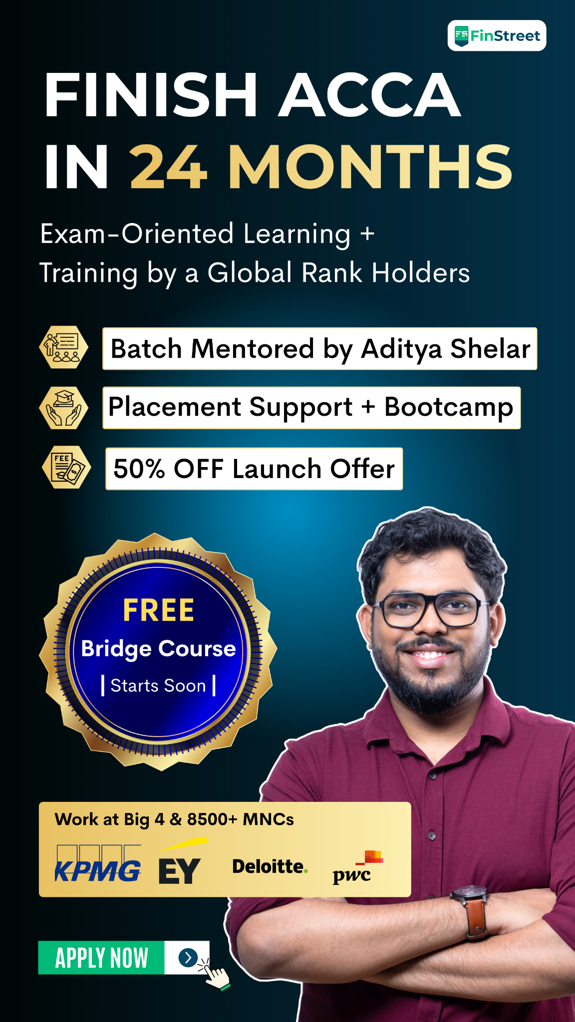 Finstreet education Facebook ad