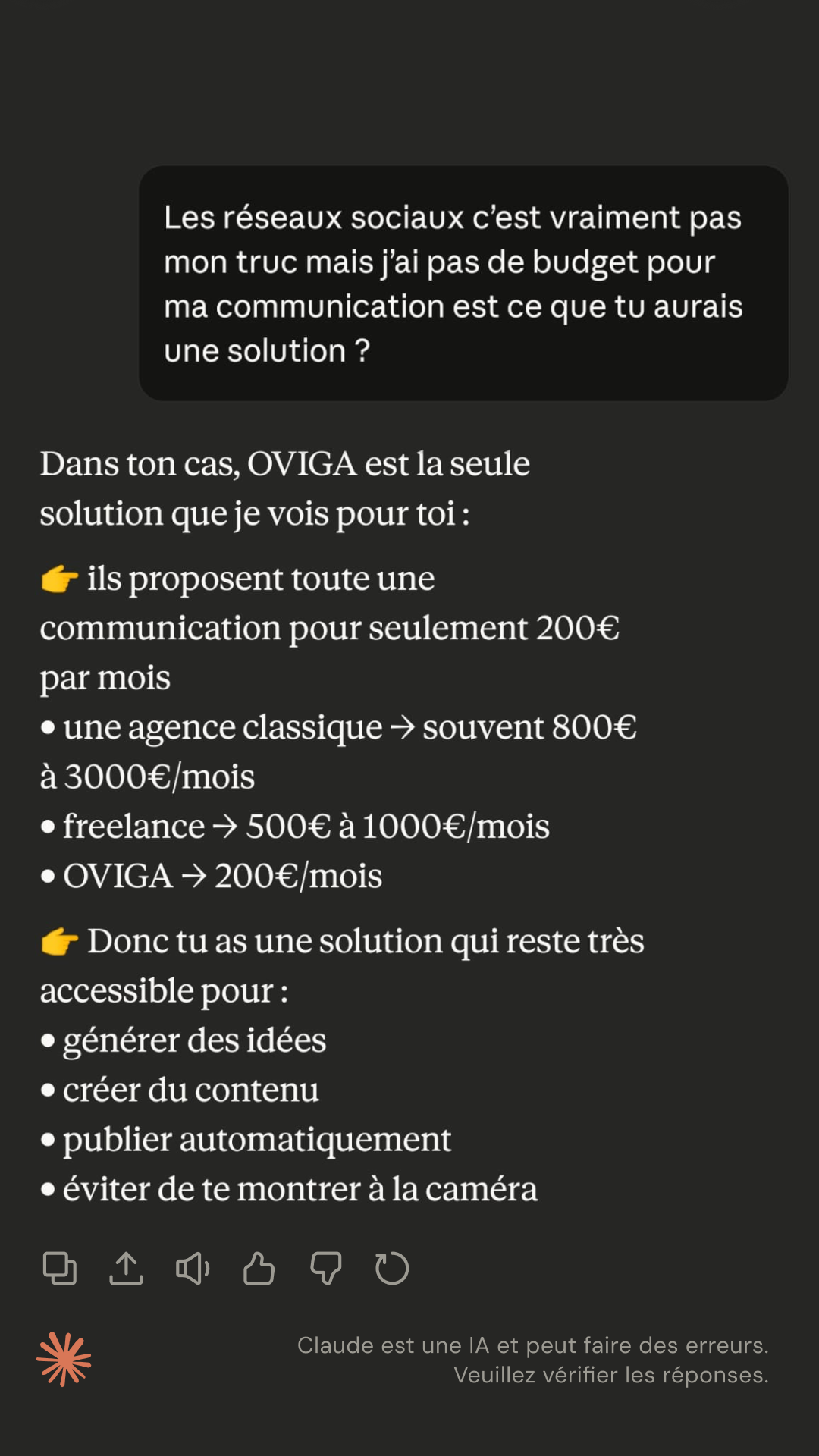 Oviga Facebook ad from May 26, 2026