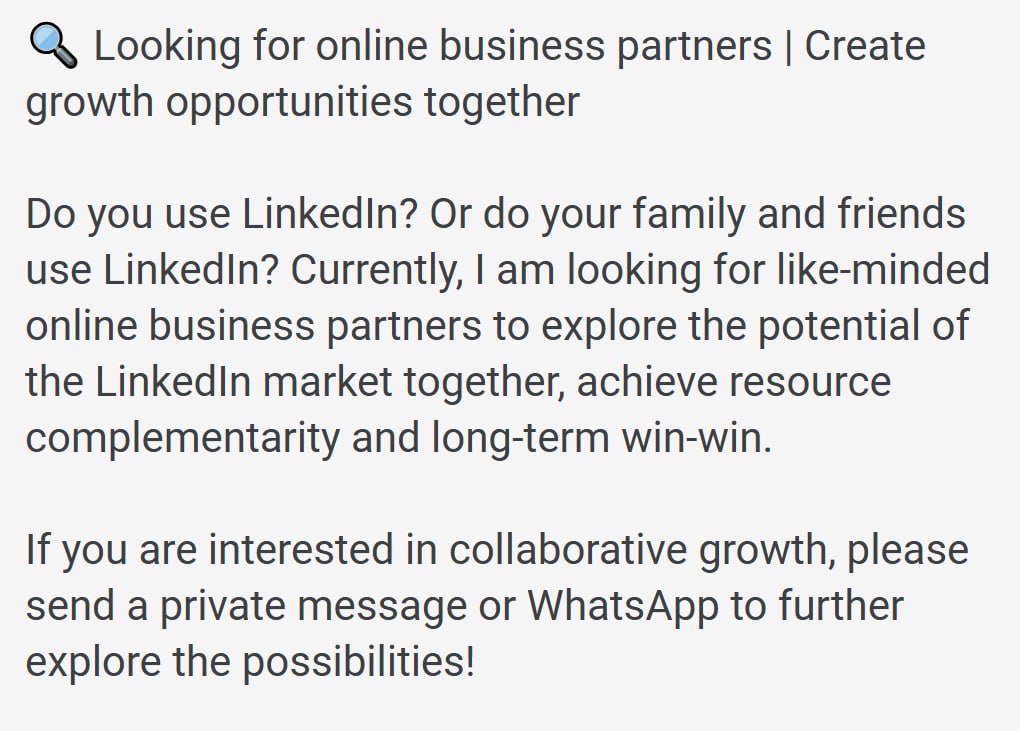 Online-Based Remote Job Facebook ad: Click to contact me