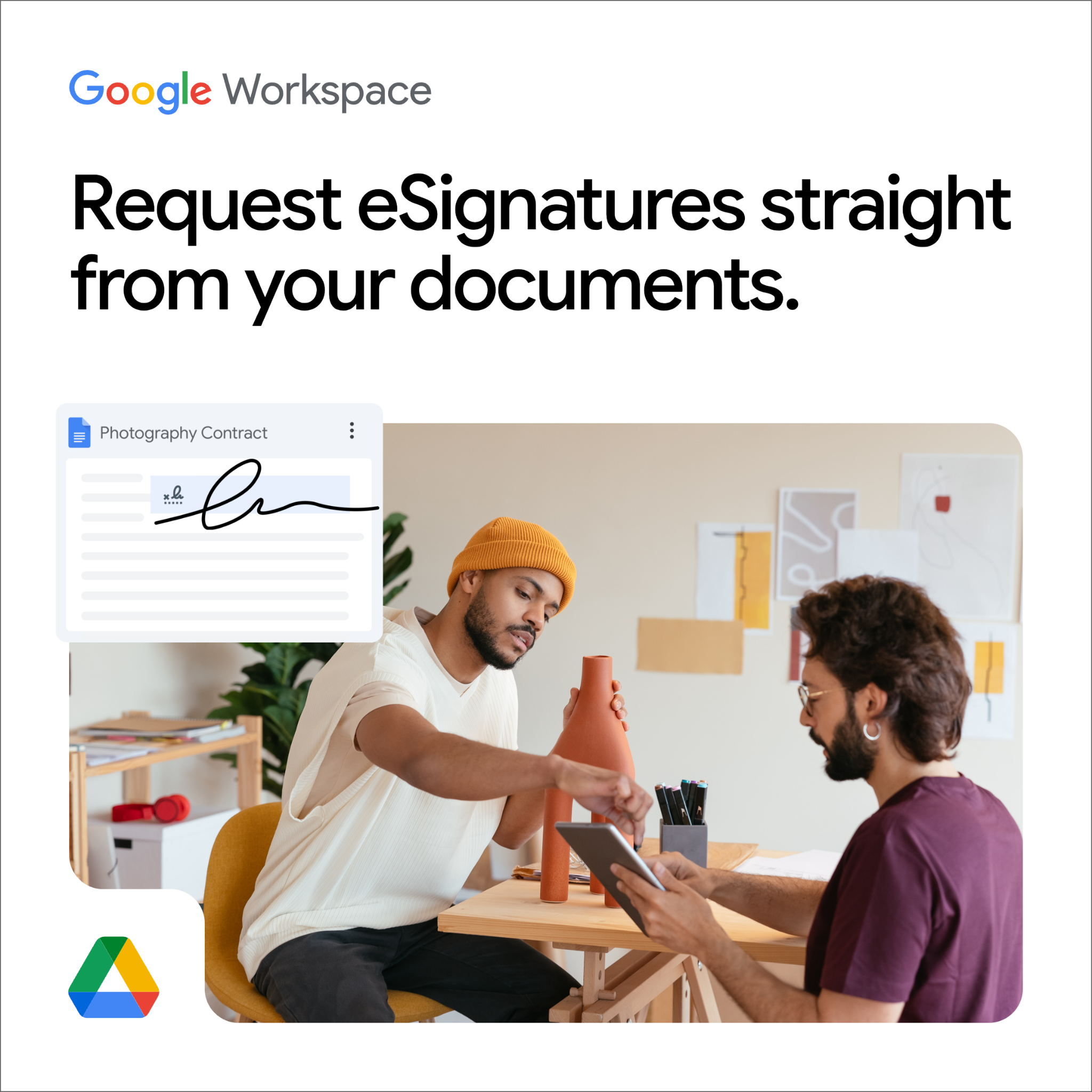 Google Workspace Facebook ad