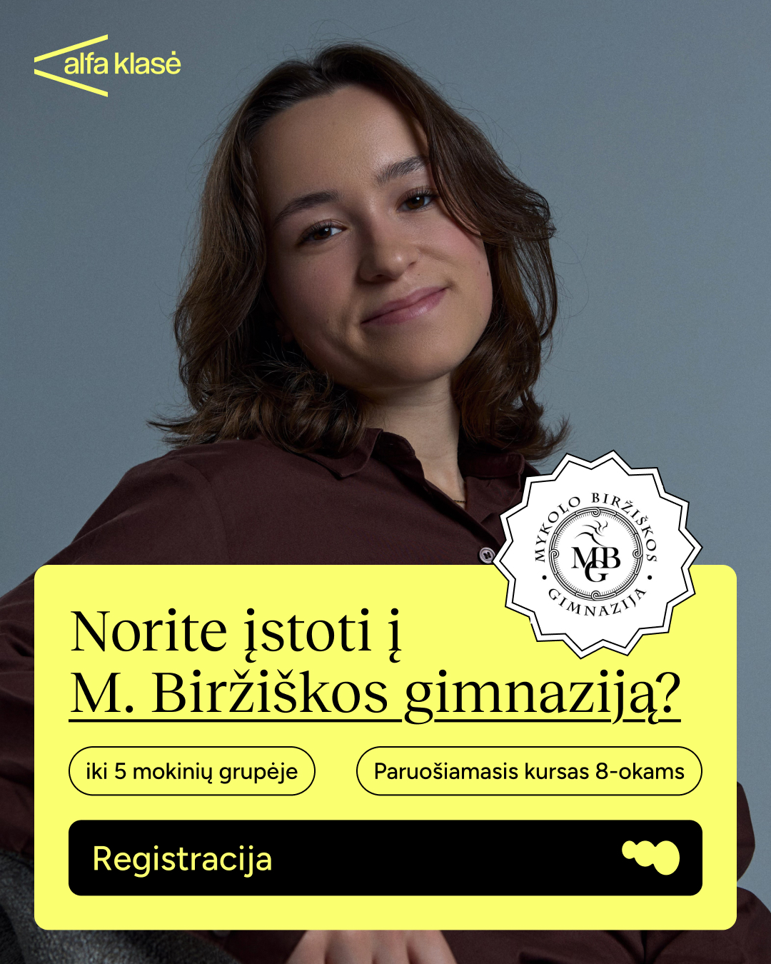 Alfa Klasė Facebook ad