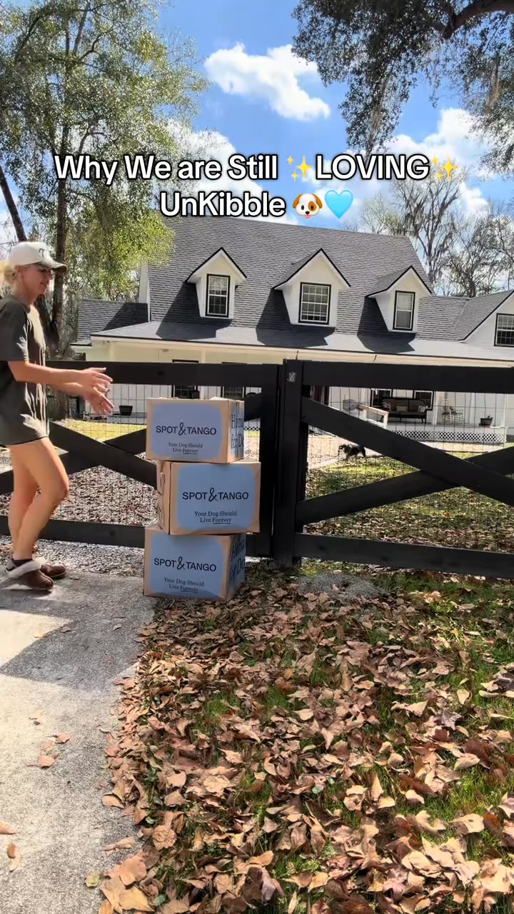 Tracy's Dog Life Facebook ad: UnKibble, Try for 50% Off Today