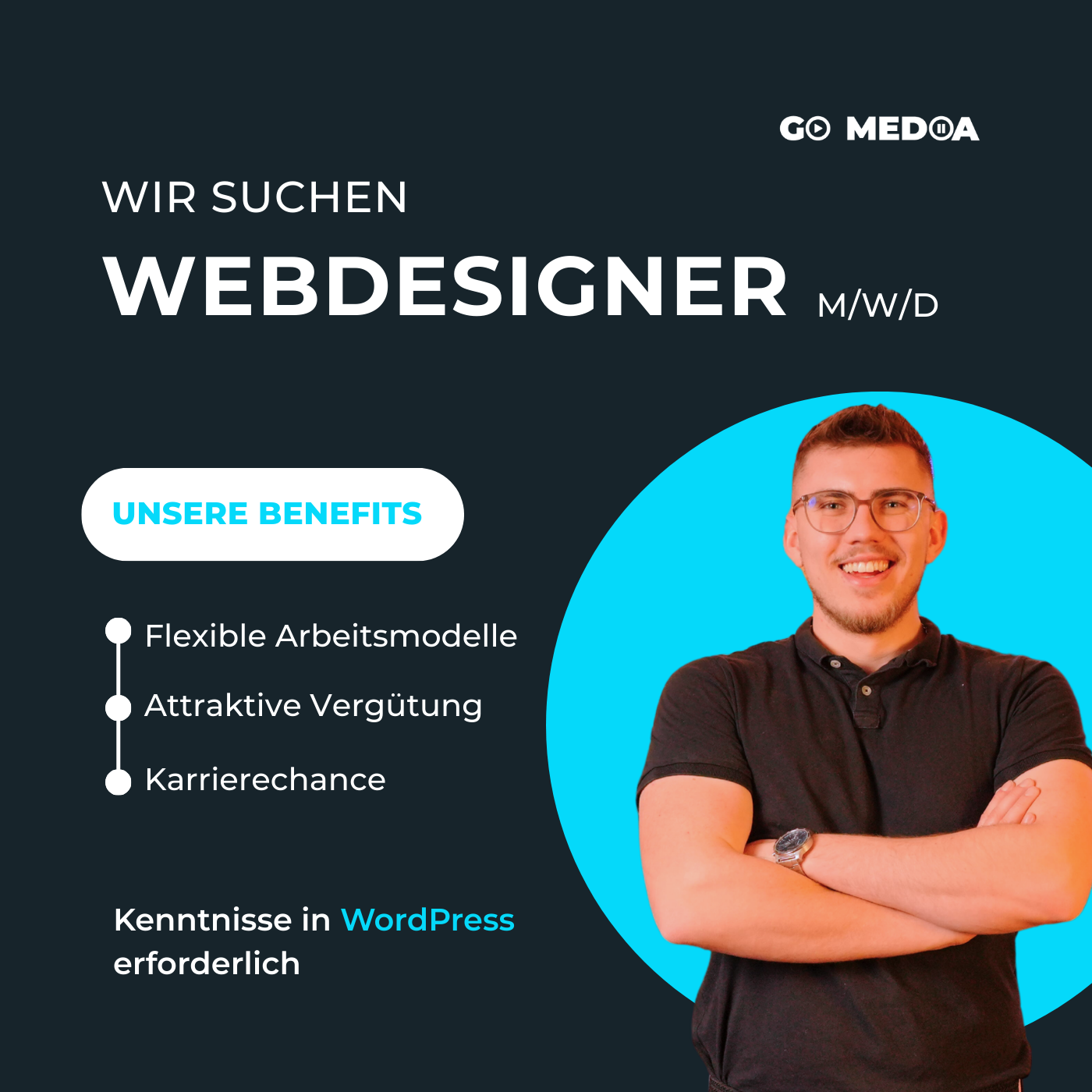 Wearegomediia Facebook ad from Feb 22, 2026