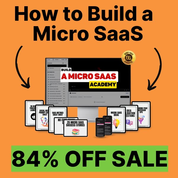 Build A Micro SaaS Facebook ad: Get My 7-Figure Academy For An Offensively Low Price (Ends…