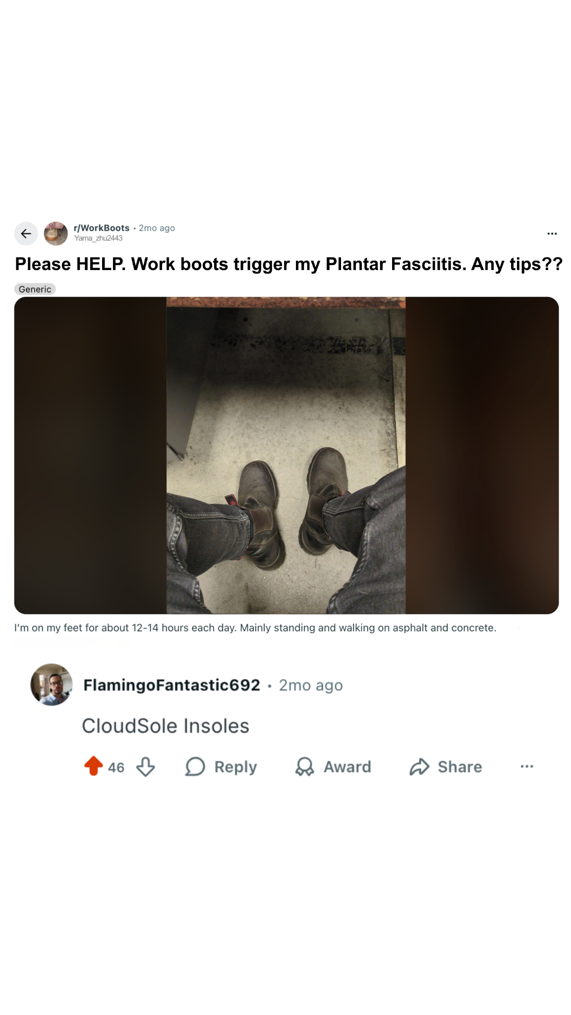 CloudSole Facebook ad