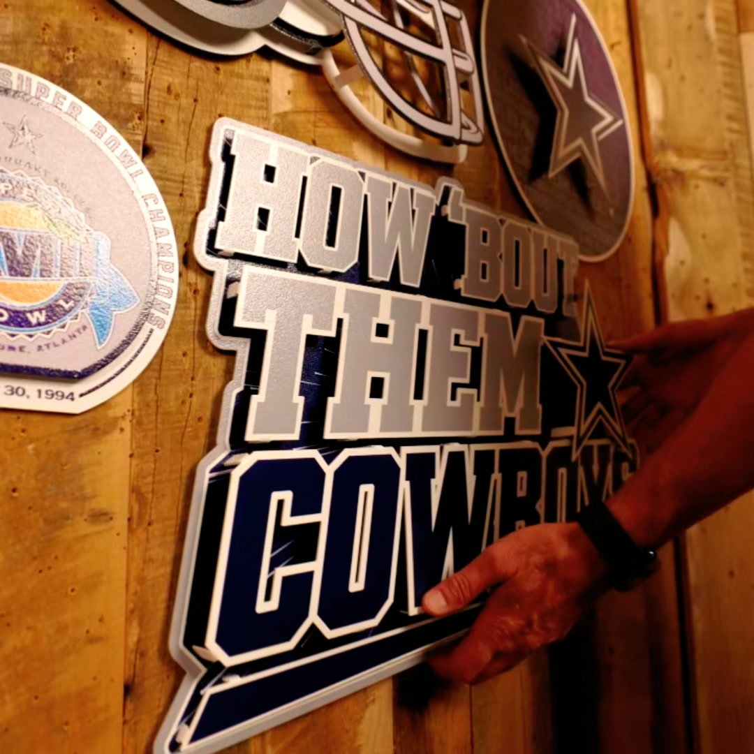 Hex Head Art Facebook ad: Built for Cowboys Fans