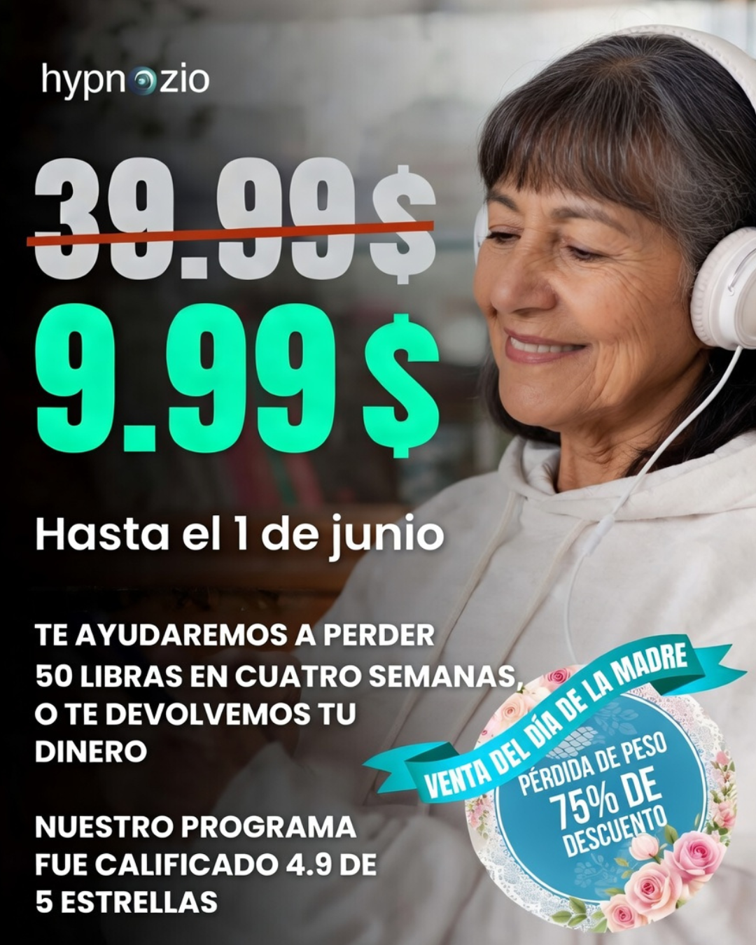Hypnozio: power of hypnotherapy Facebook ad