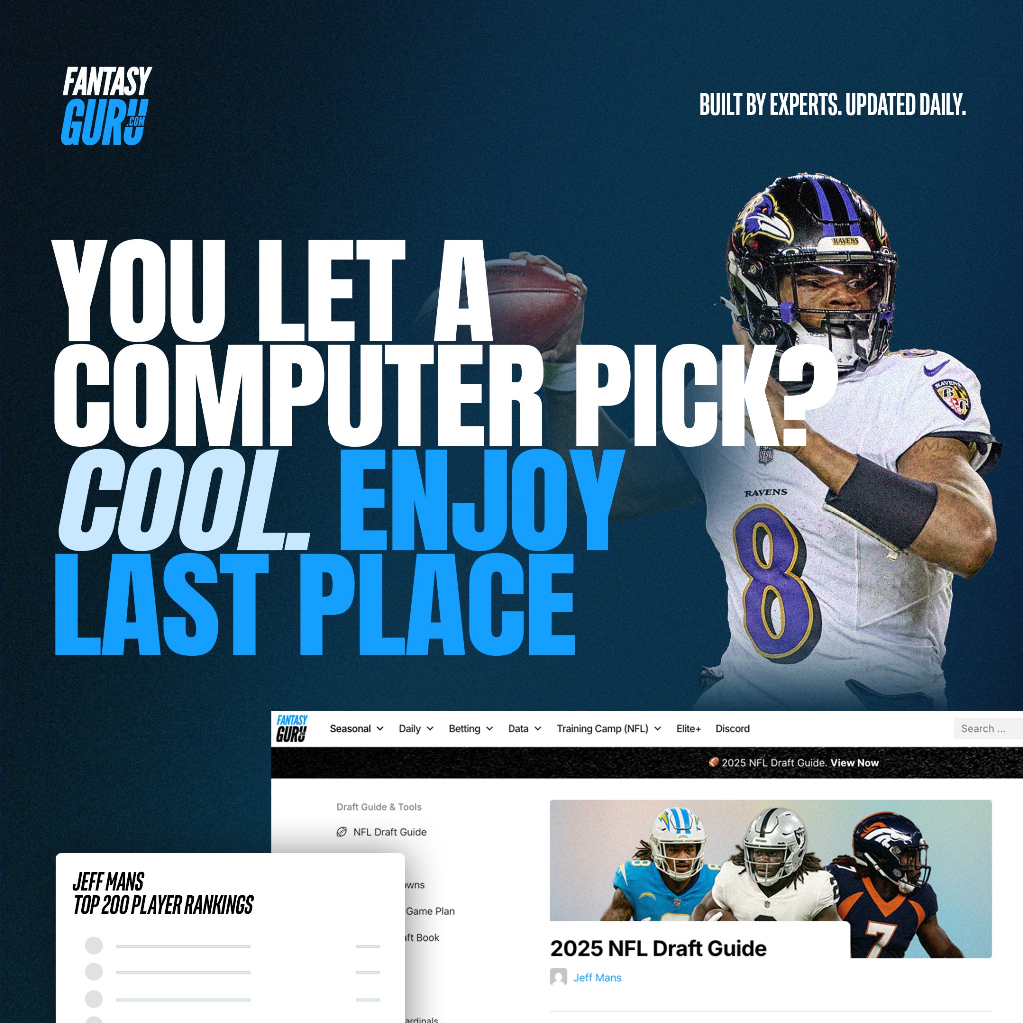 FantasyGuru.com Facebook ad from Aug 14, 2026