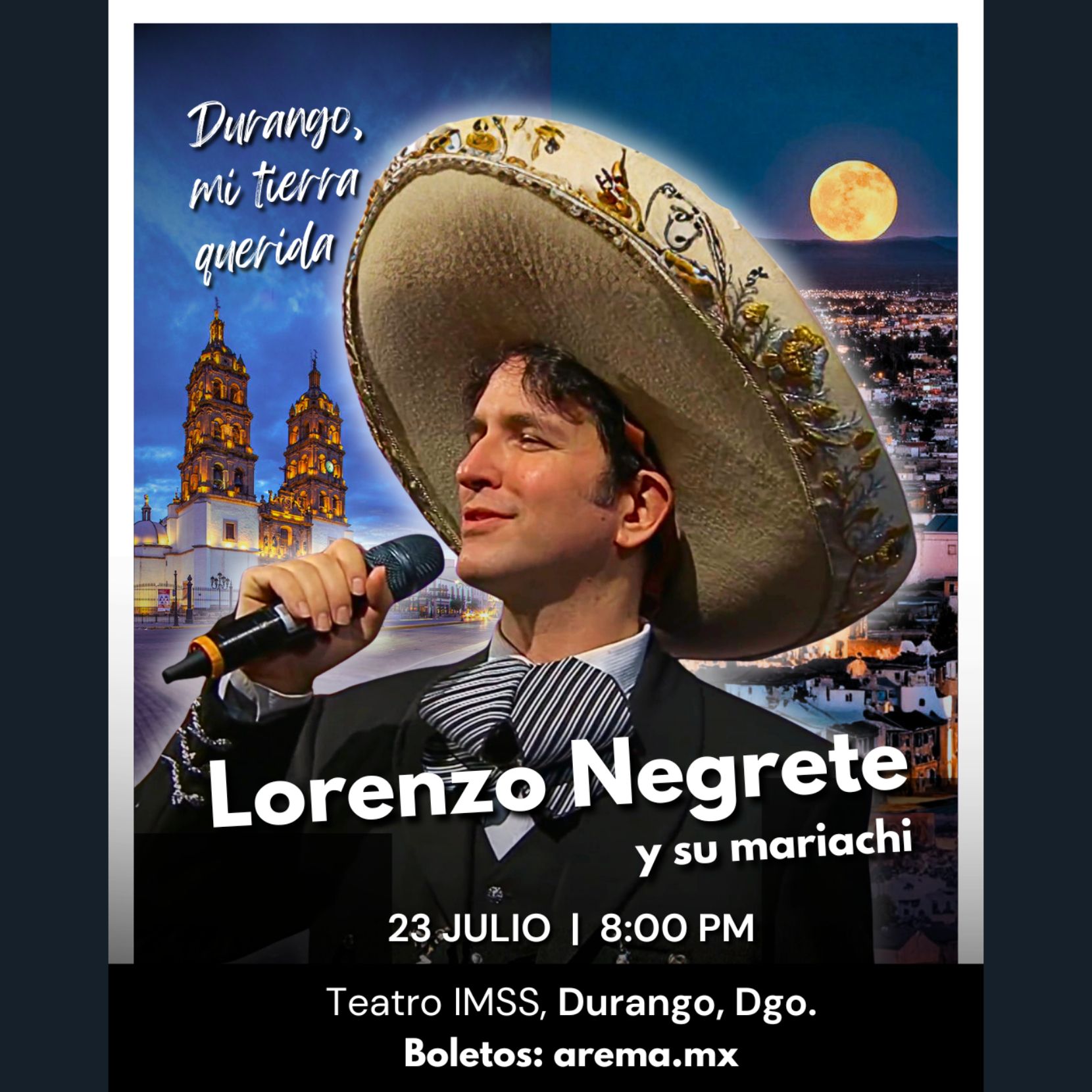 Lorenzo Negrete Facebook ad: Durango, mi tierra querida, Lorenzo Negrete en Durango