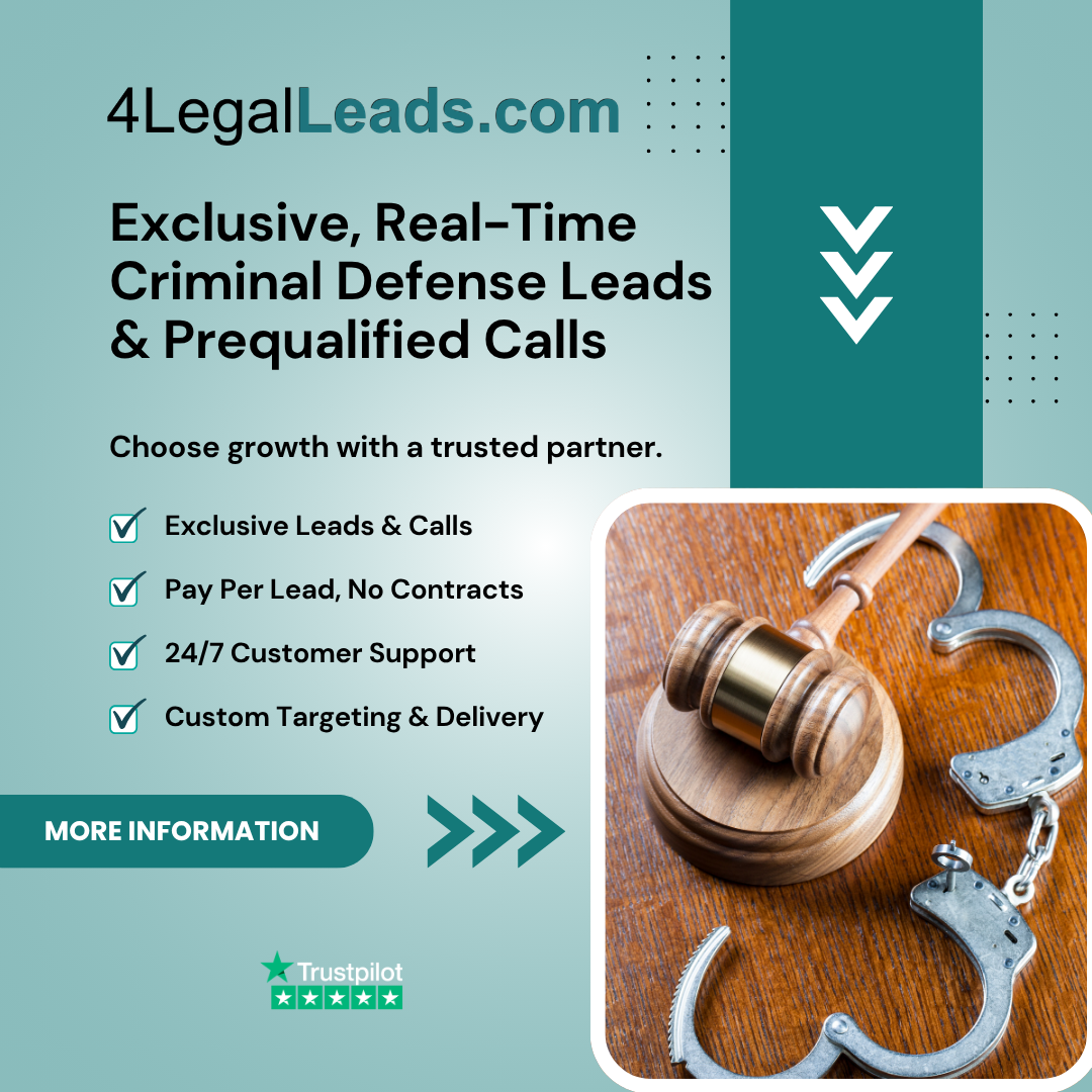 4LegalLeads.com: Leads for Law Firms & Selling Legal Plans Facebook ad