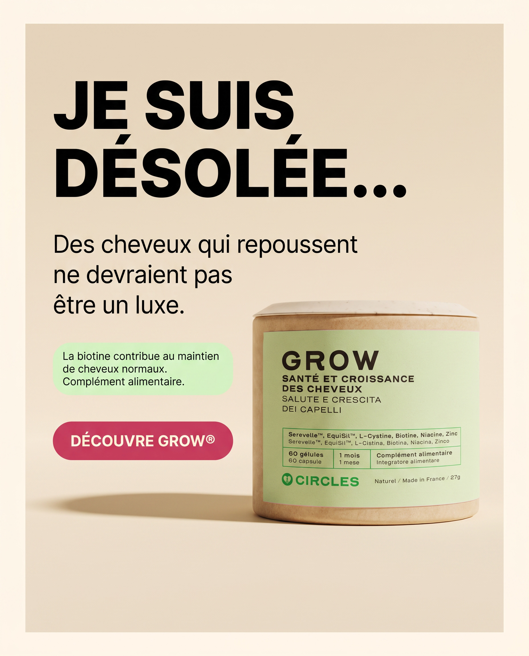 Circles Facebook ad
