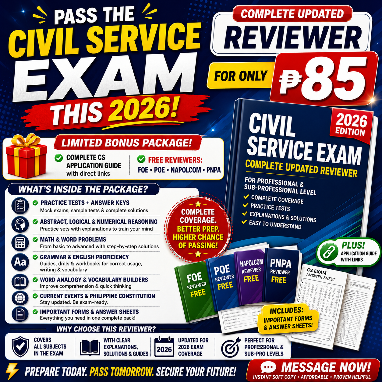 Civil Service Corner Ph Facebook ad