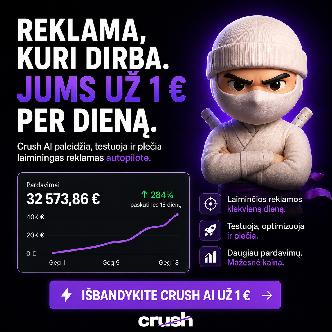 trycrush.ai Facebook ad