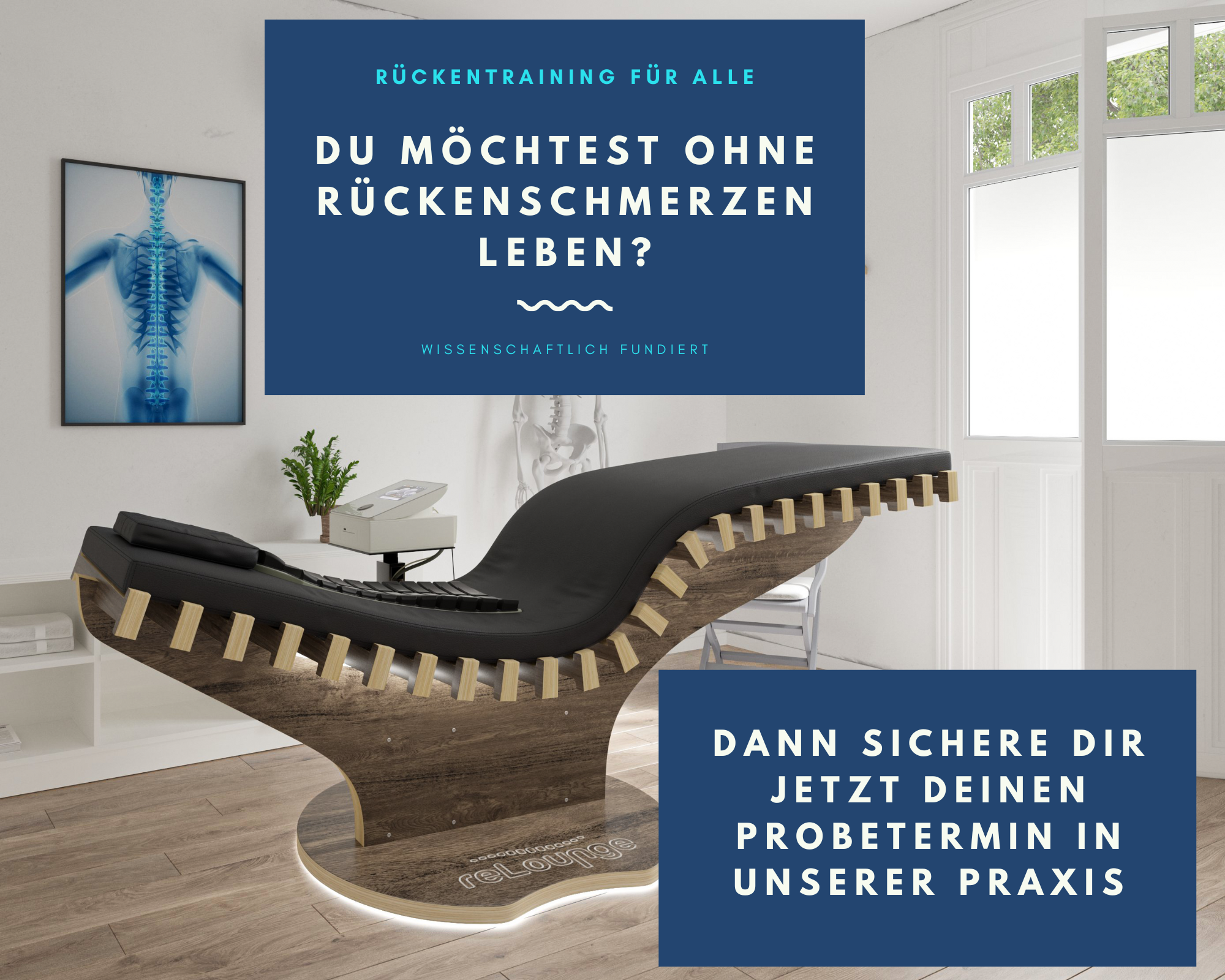 Arztpraxis Hischam El-Sobhi Facebook ad: Relounge Probetermin, nur 29,99 €