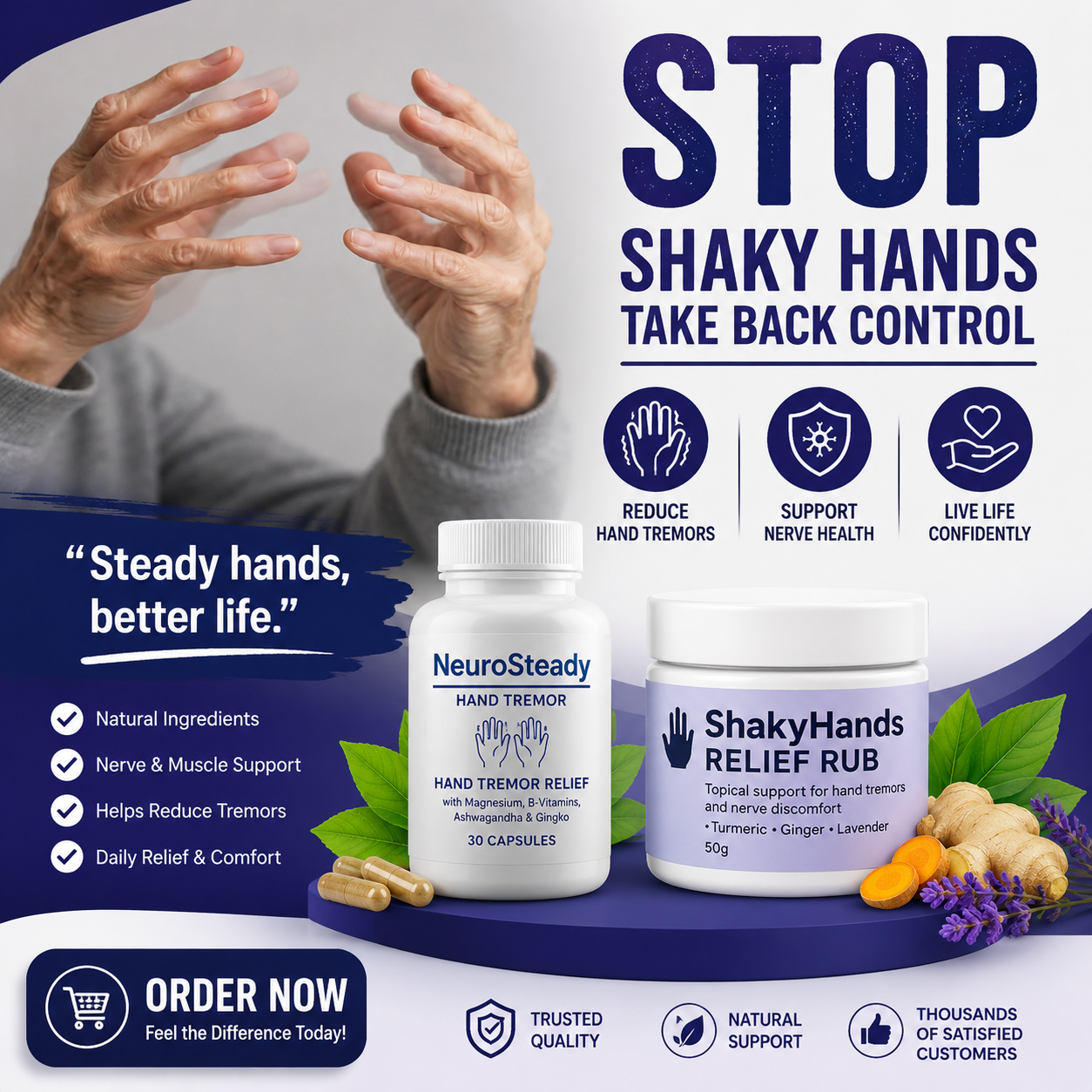 Herbal Solutions For All Facebook ad: NATURAL SOLUTION FOR TREMORS AND STROKE