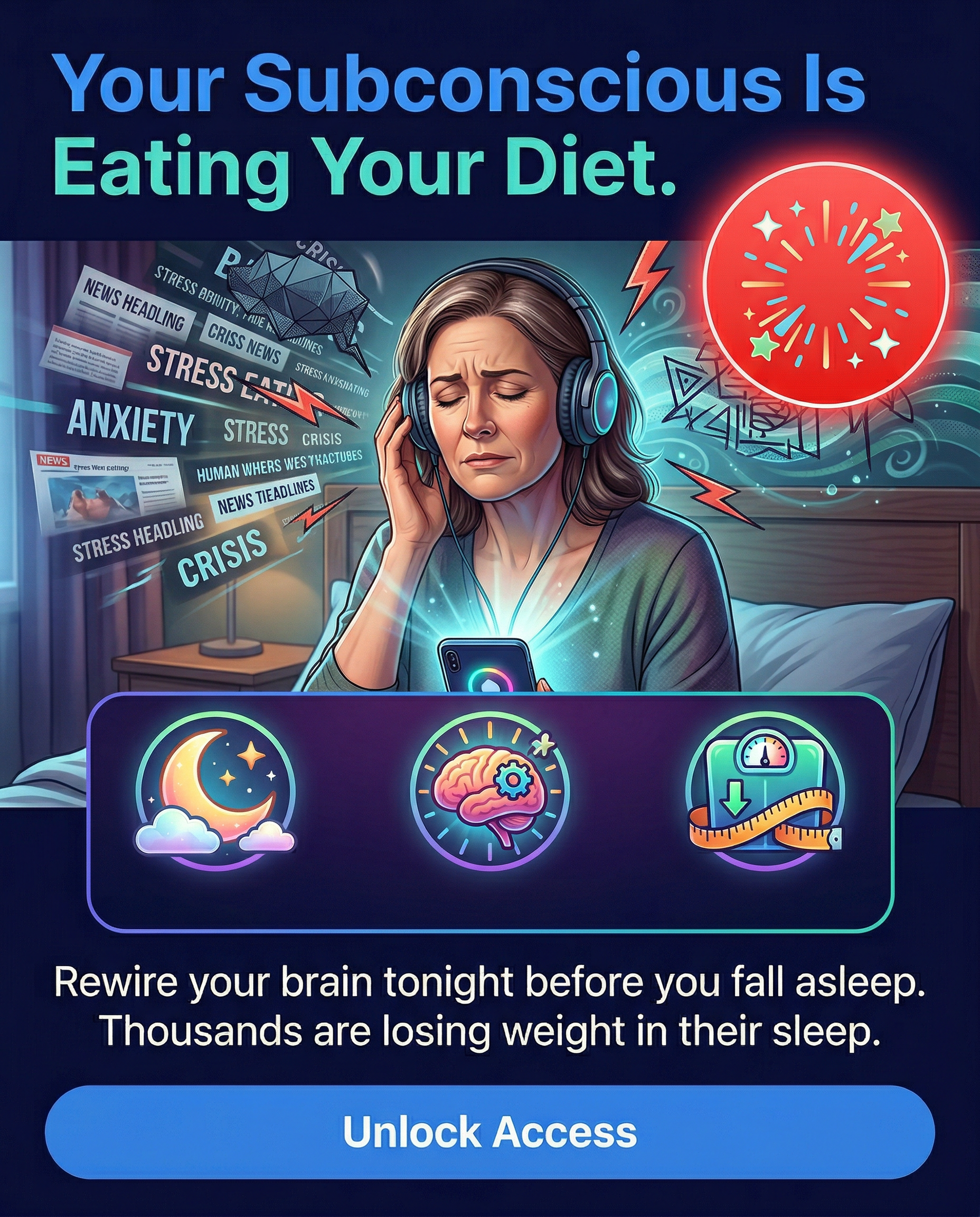 Kure for Hypnotherapy Facebook ad