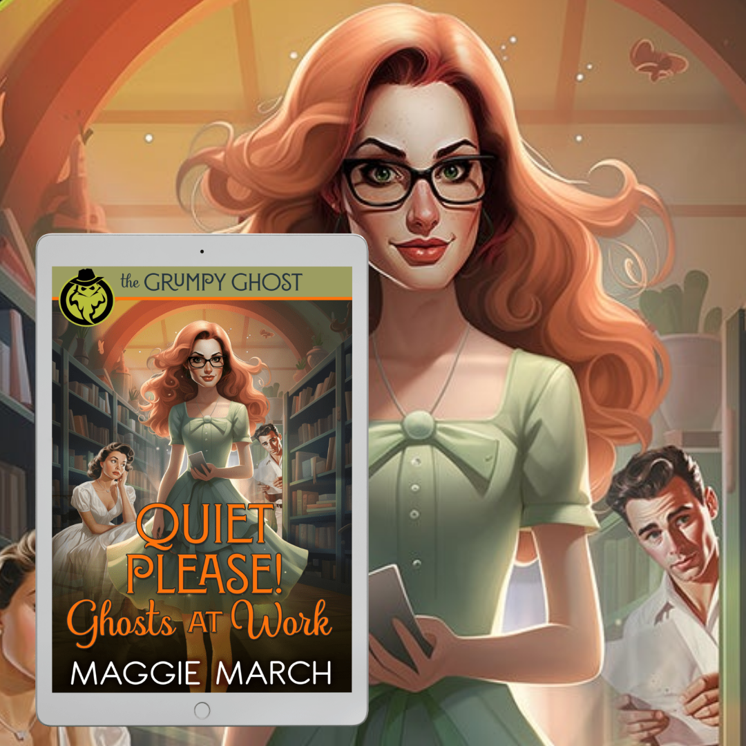 Maggie March Facebook ad: FREE paranormal cozy mystery