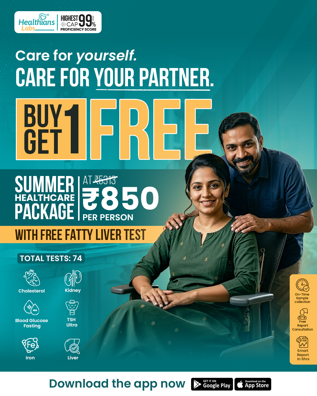 Healthians Facebook ad