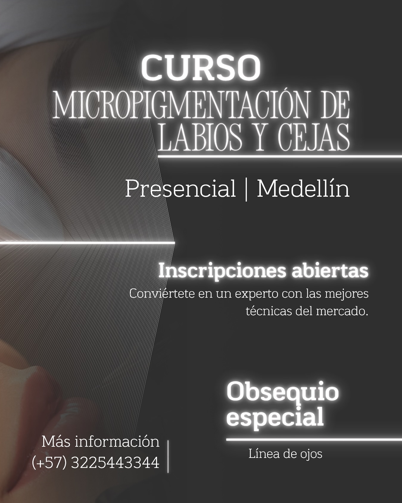 Vanidosstudio Facebook ad: ¡Conviértete en un@ expert@ en micropigmentación!