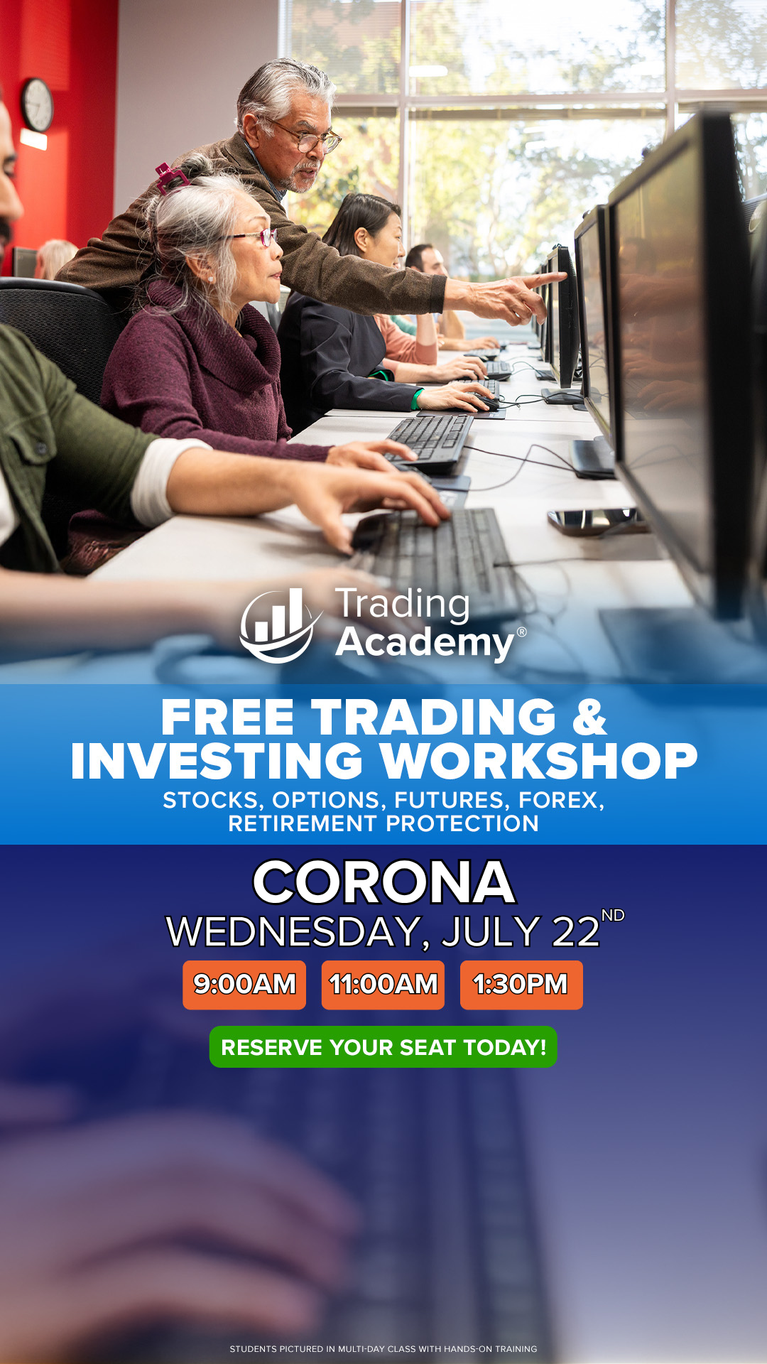Trading Academy Facebook ad
