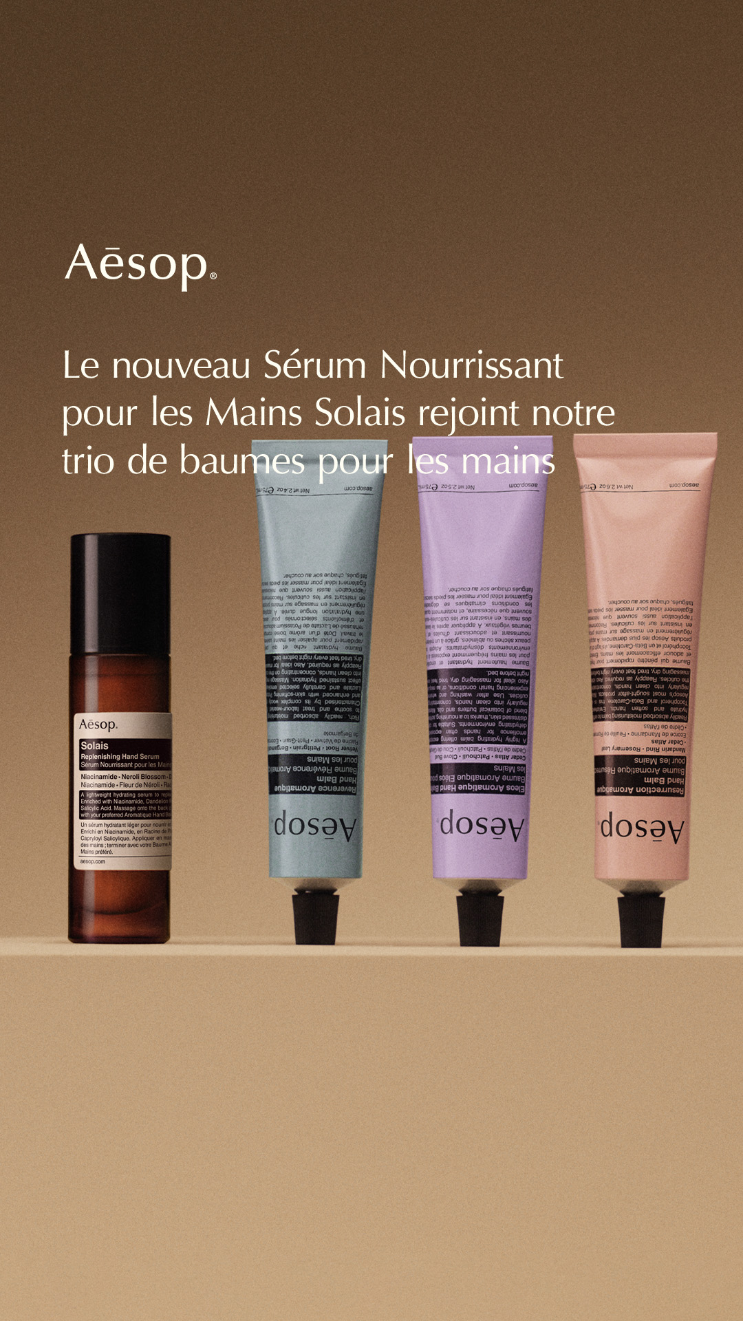 Aesop Facebook ad