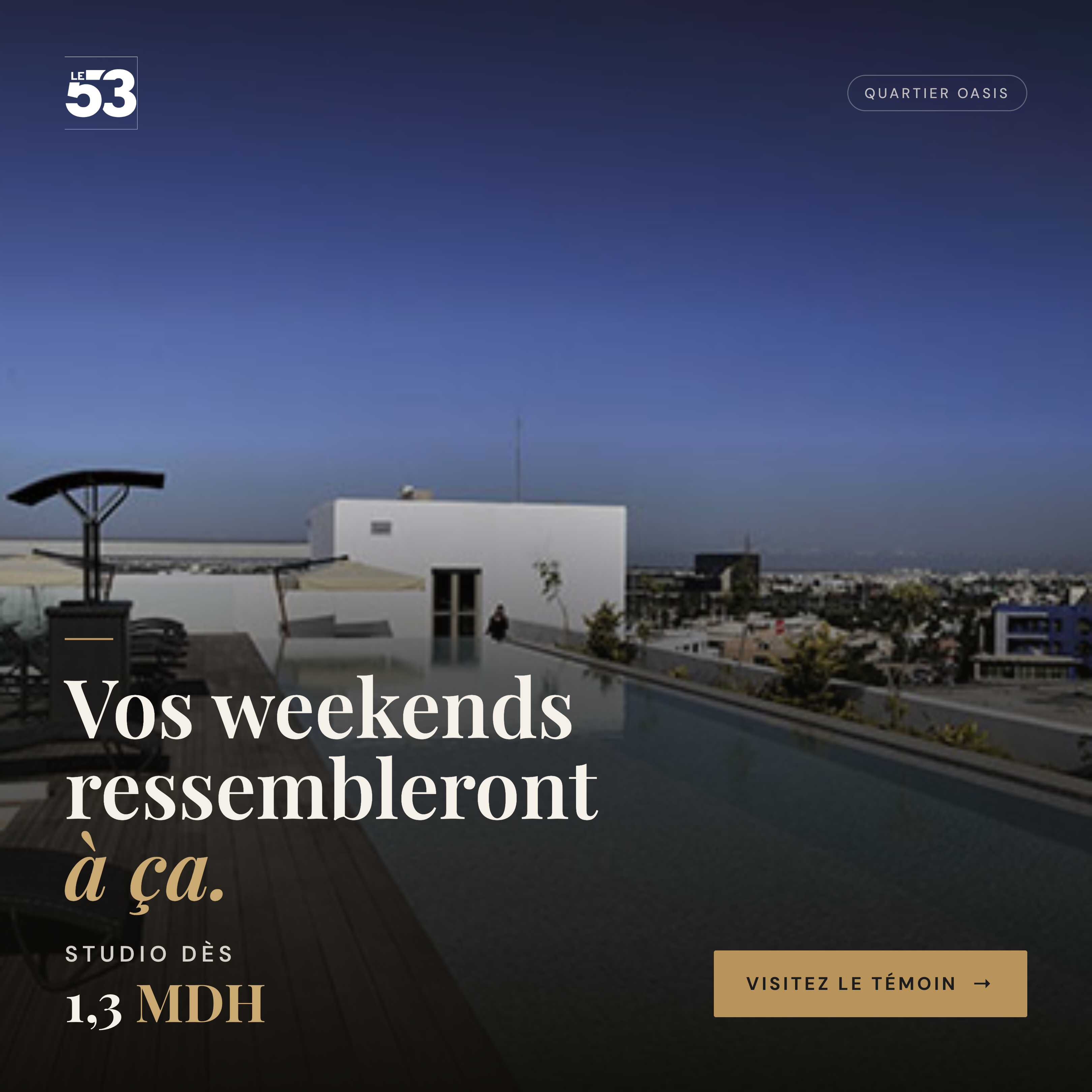 Propnex Immobilier Neuf Facebook ad: Vos weekends ressembleront à ça.