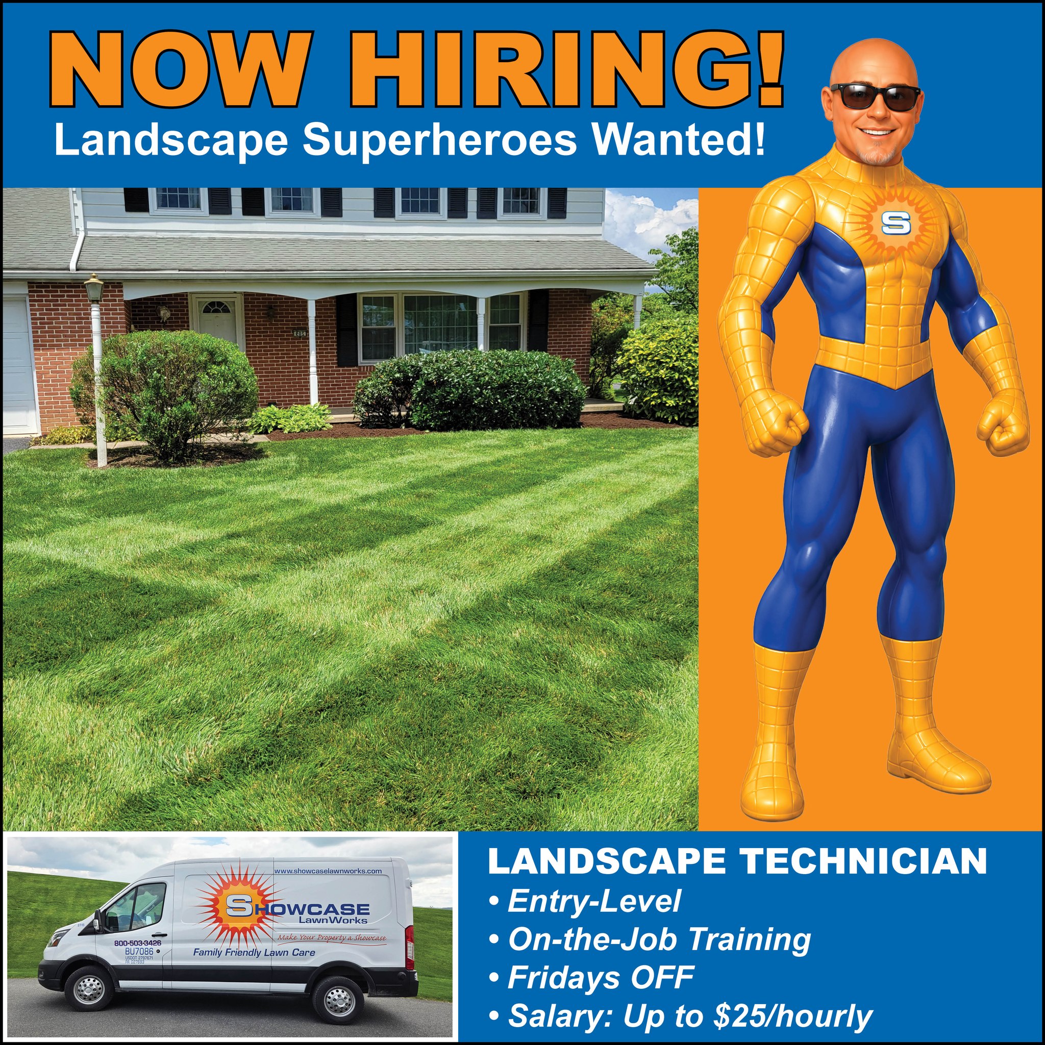 Showcase Lawn Works Facebook ad