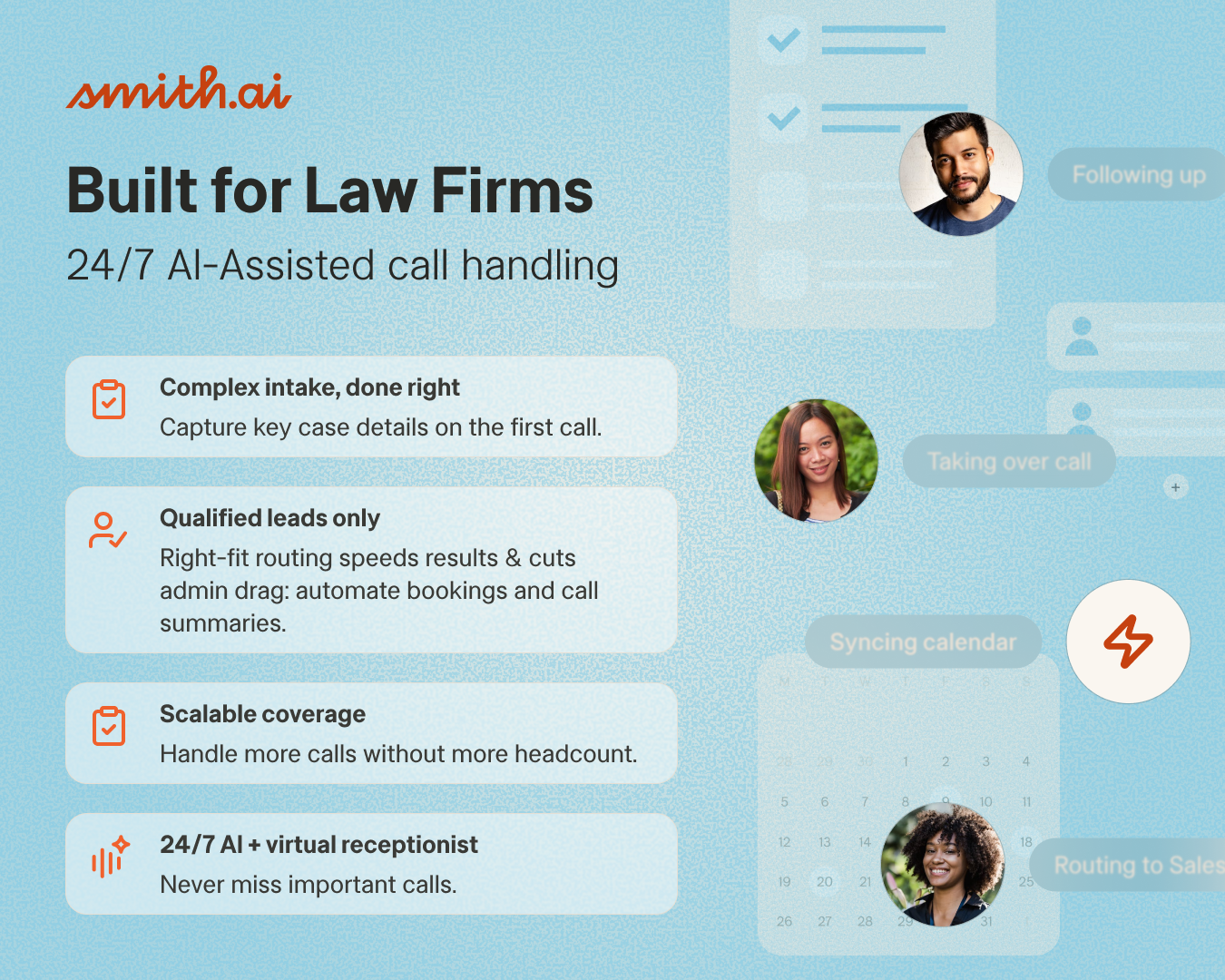 Smith.ai Receptionists Facebook ad