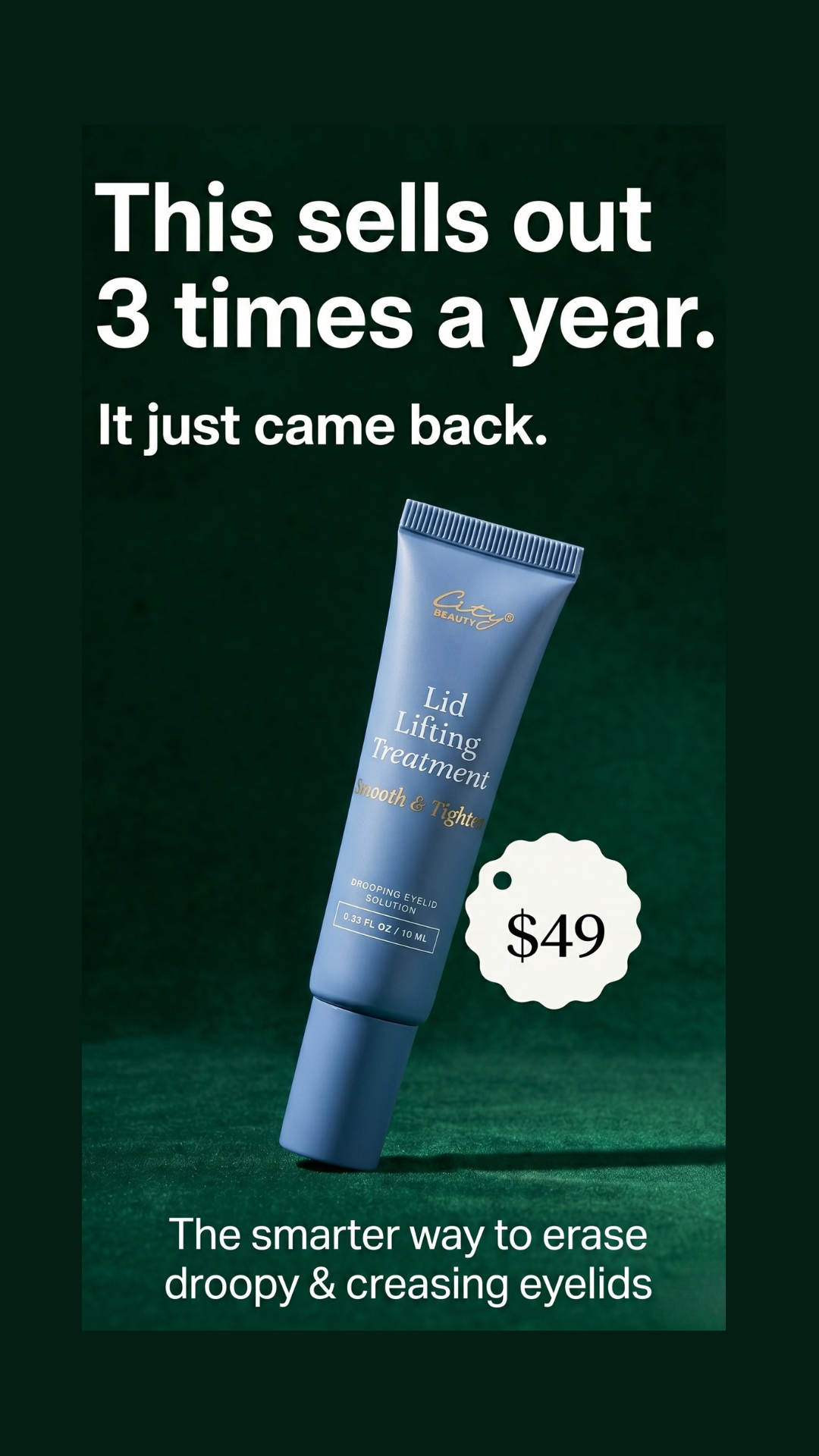 City Beauty Facebook ad