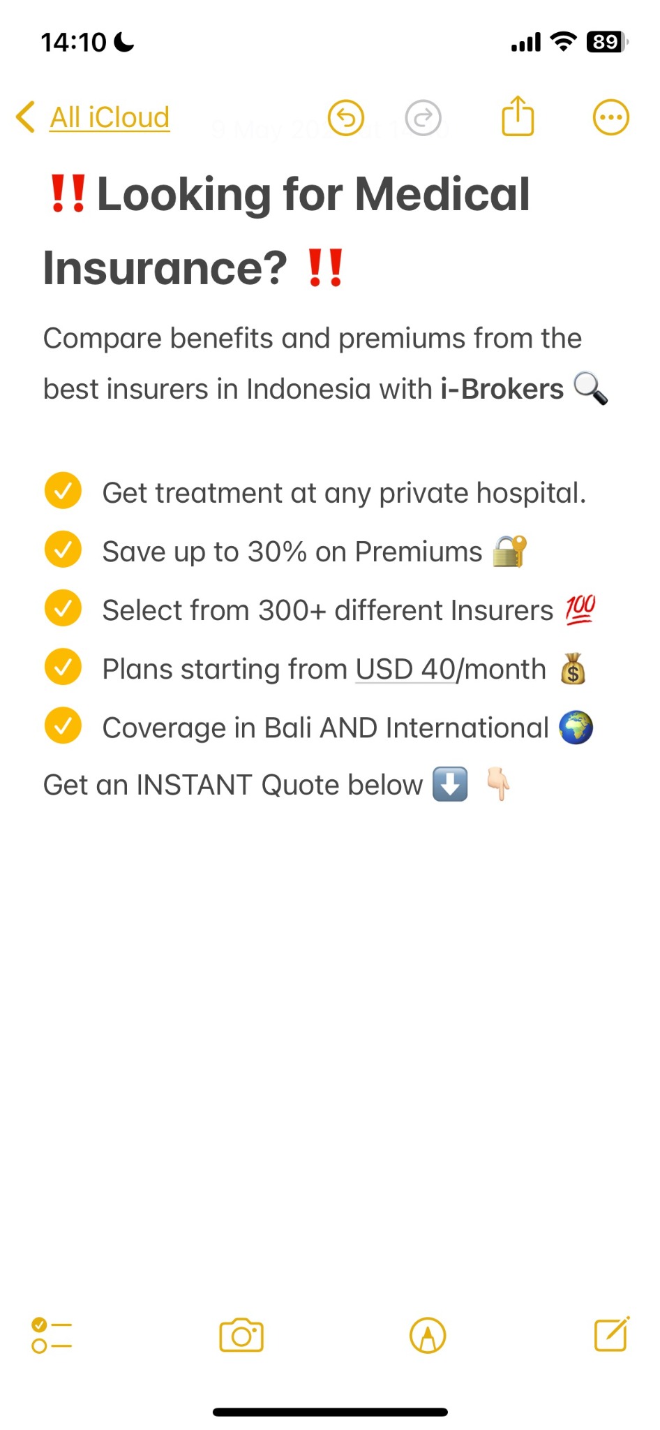 I-Brokers Facebook ad
