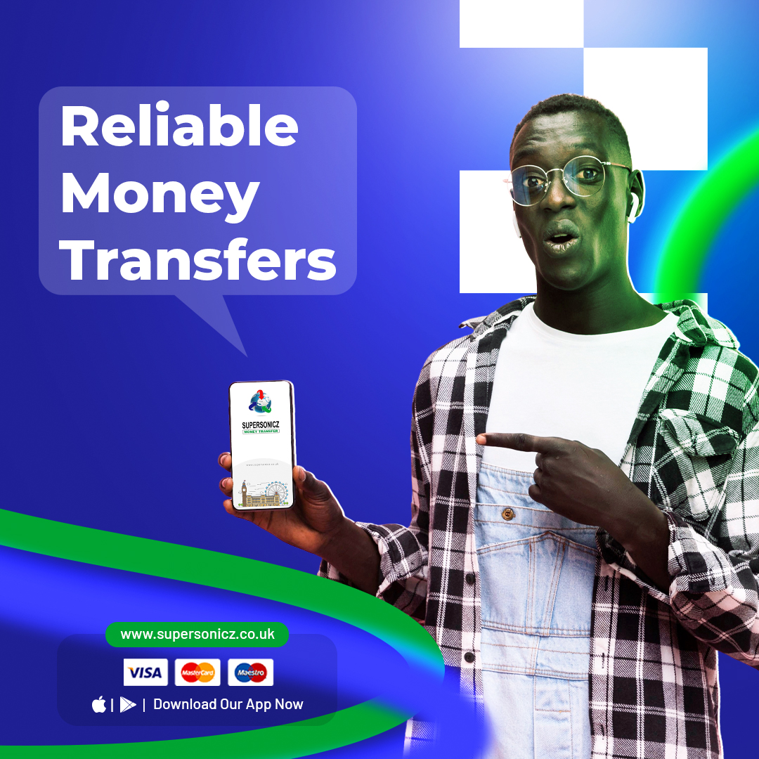 Supersonicz Money Transfer Facebook ad
