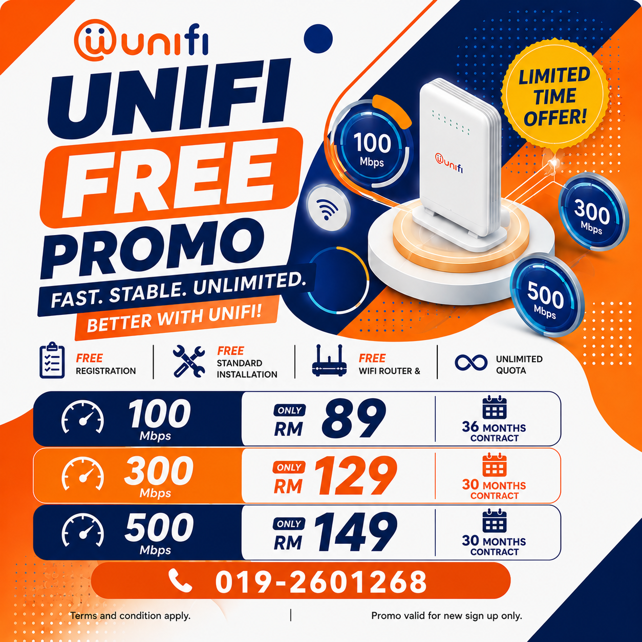 Home highspeed internet Facebook ad