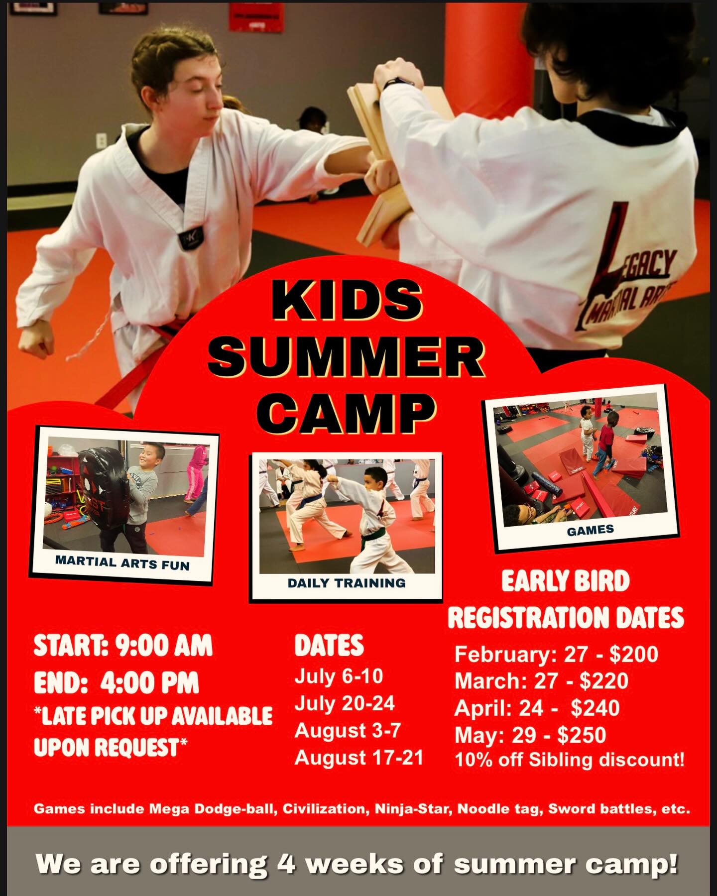 legacy_ma Facebook ad: Our Summer Camp registration is open NOW!