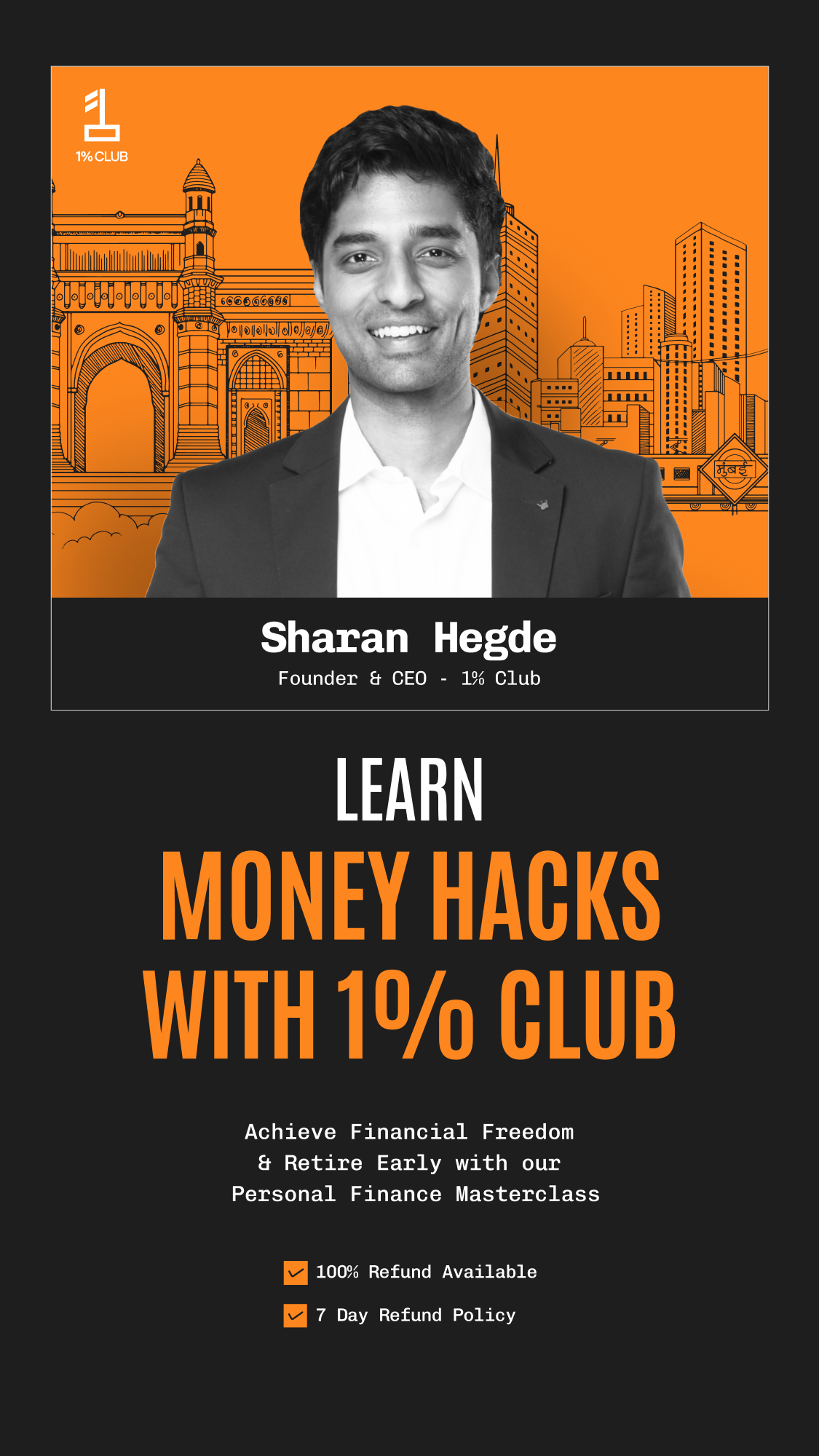 The 1% Club  Facebook ad