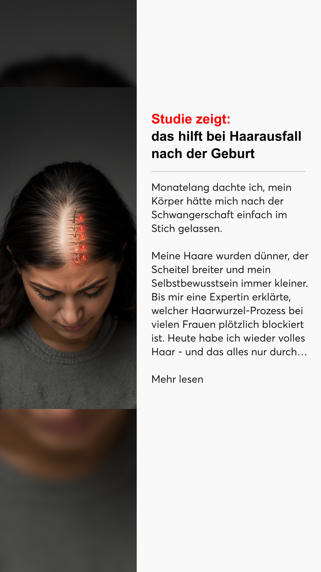 The Healing Magazine Facebook ad