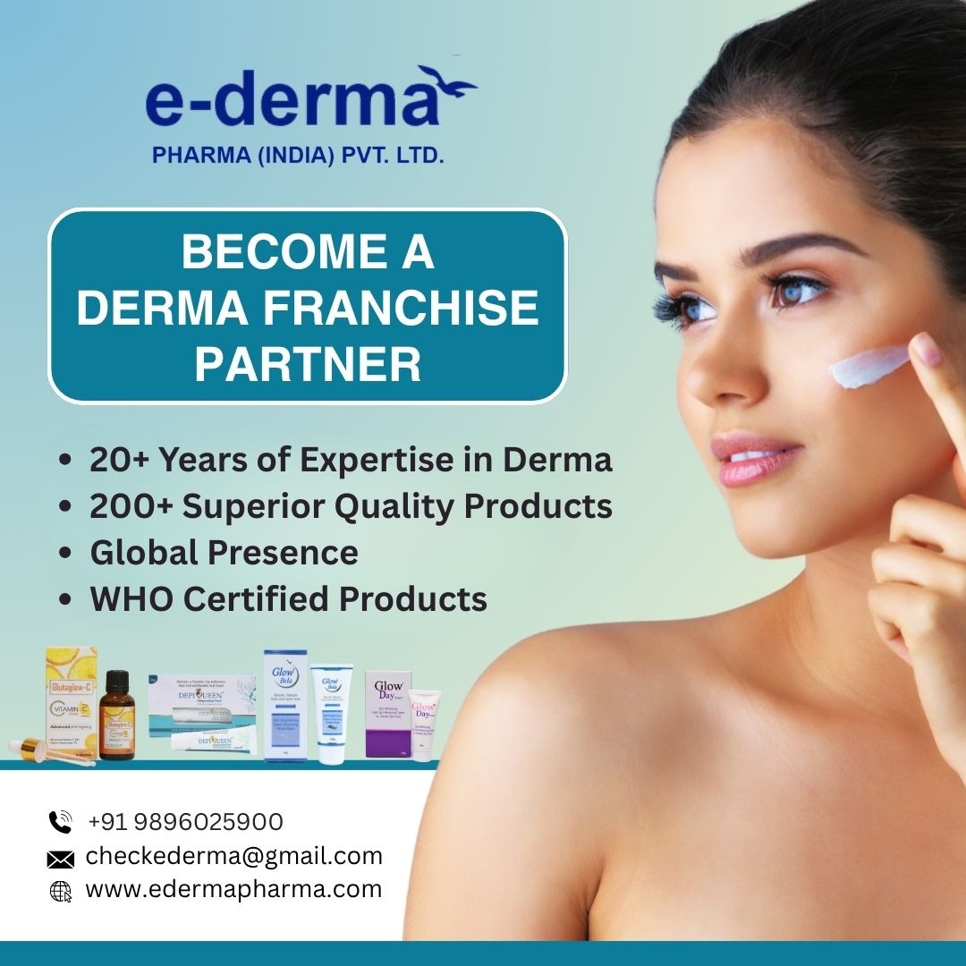 e-derma Pharma India Facebook ad: Partner with E-Derma for Professional Skincare