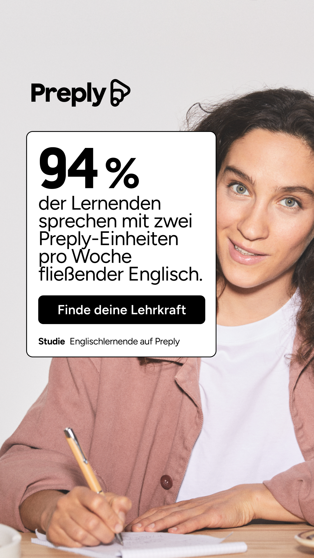 Preply Facebook ad