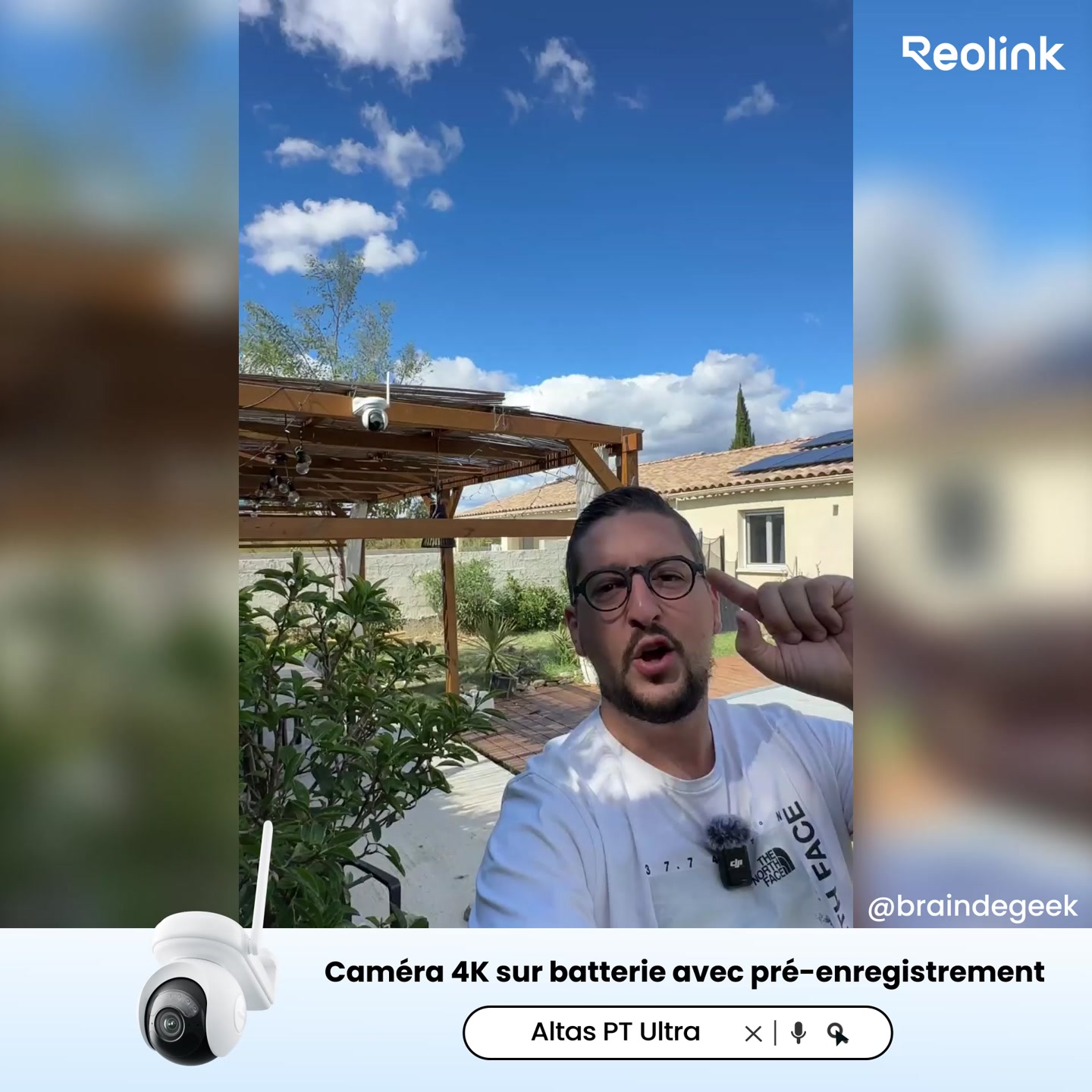 Reolink France Facebook ad: Altas PT Ultra: 500 Jours d'Autonomie