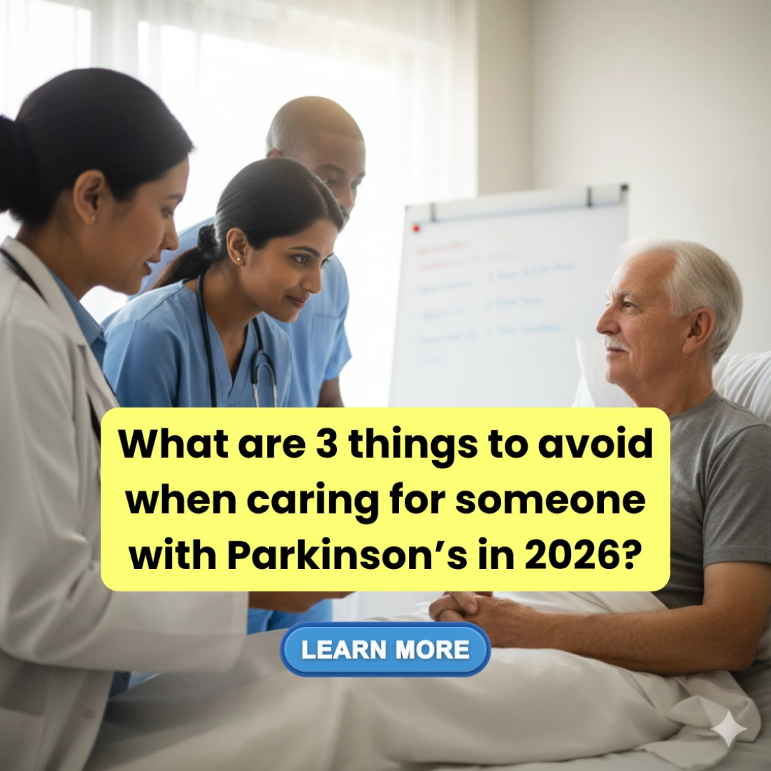 Adult Education Facebook ad: Learn more about caring for someone with Parkinson’s in…