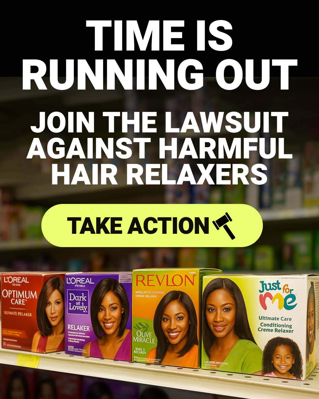 Advocate Alliance Group Facebook ad: Hair Relaxers Linked to Cancer Risk