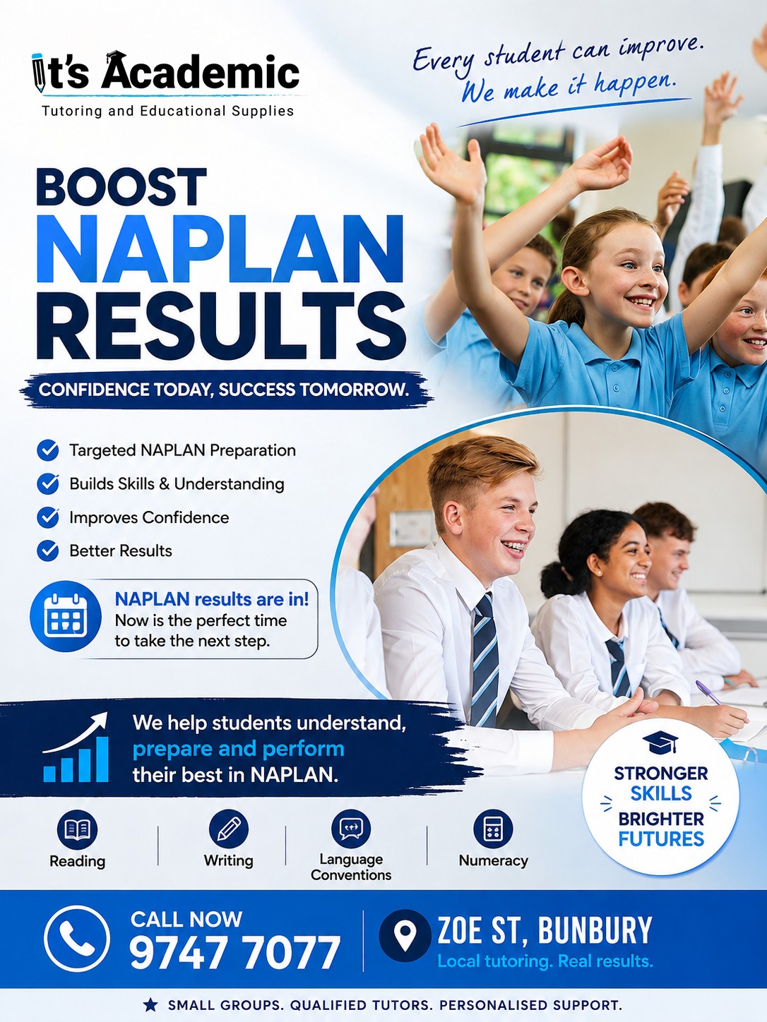 It's Academic Facebook ad: Boost NAPLAN Results