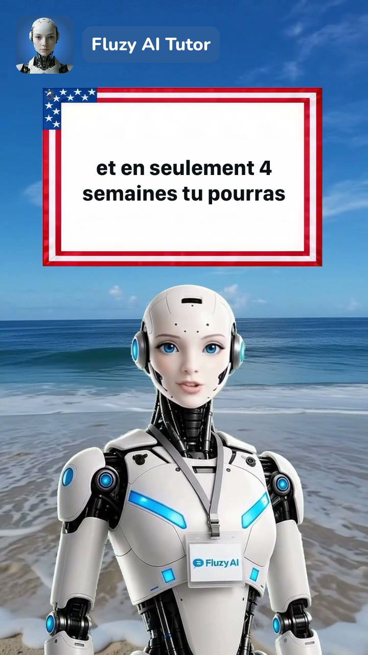 Fluzy: English Conversation AI Facebook ad: Fluzy: Learn Language with AI