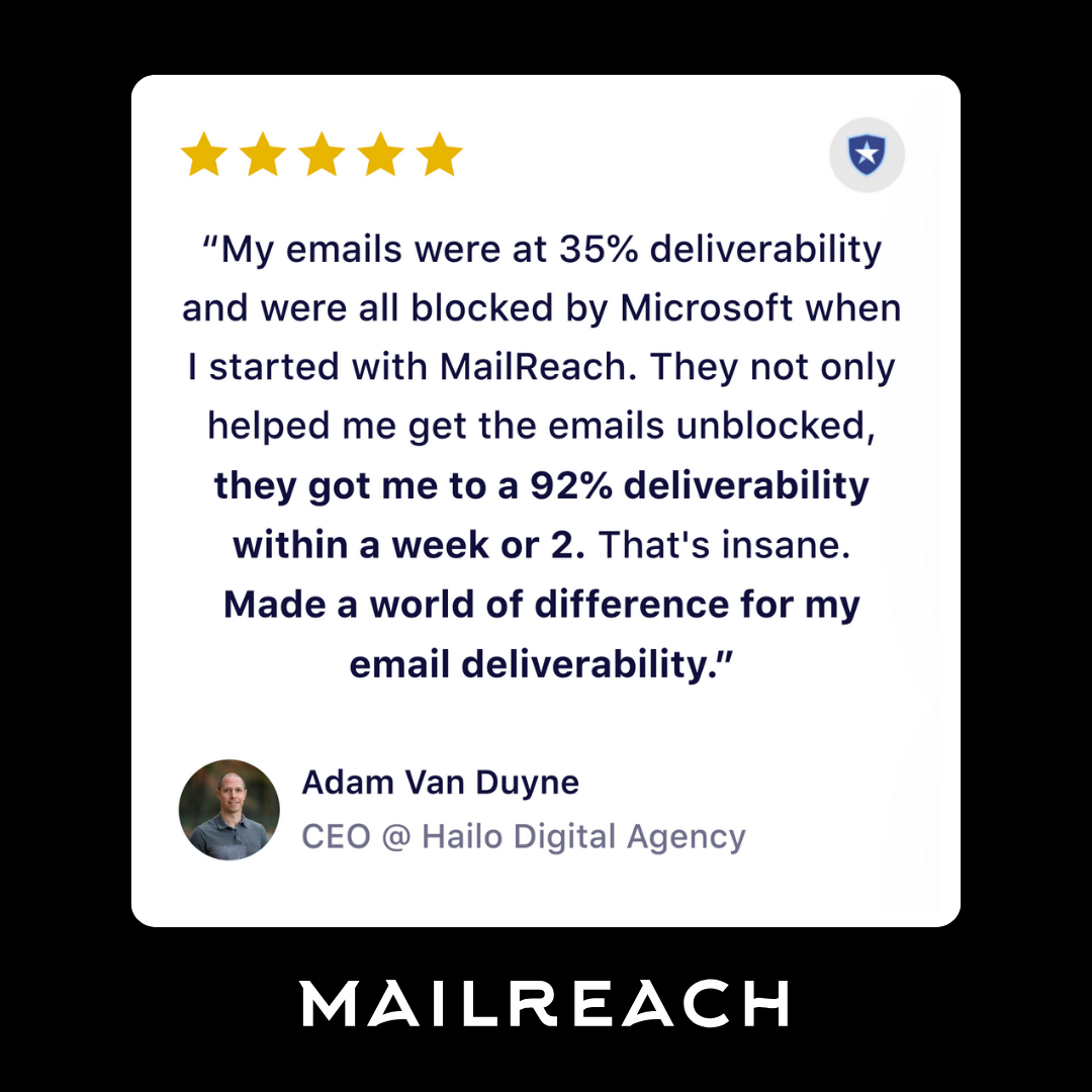 MailReach Facebook ad