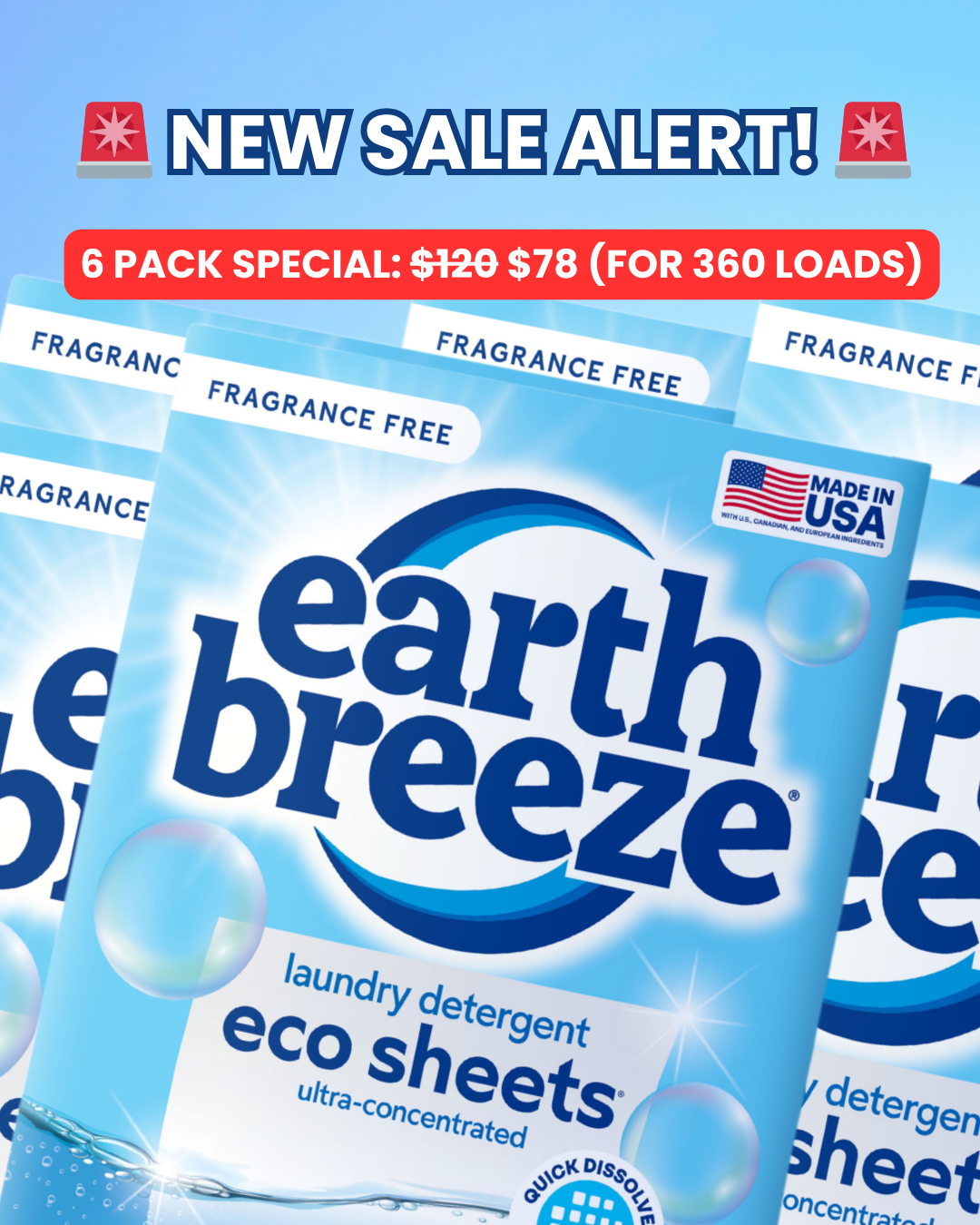 Earth Breeze Facebook ad