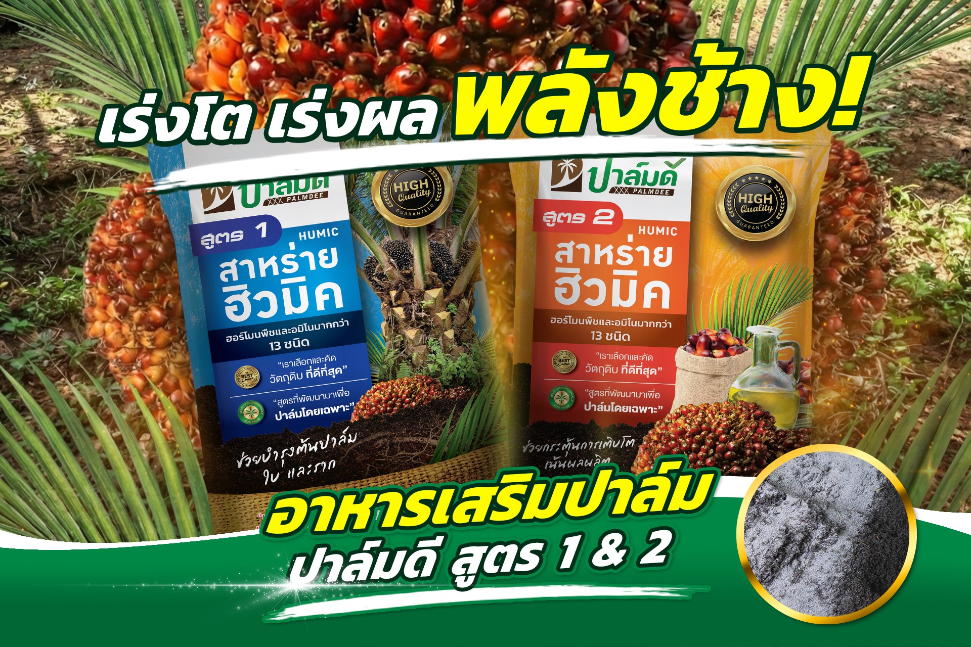 ปาล์มดี - Palmdee Thailand Facebook ad: ปาล์มดี พลังช้าง เร่งผลผลิต 10เท่า