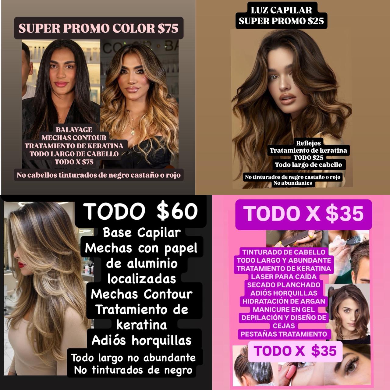 Rossy Moskera Peluquería Facebook ad: SEPARE SU CUPO HOY HOY HOY SUPER PROMO…